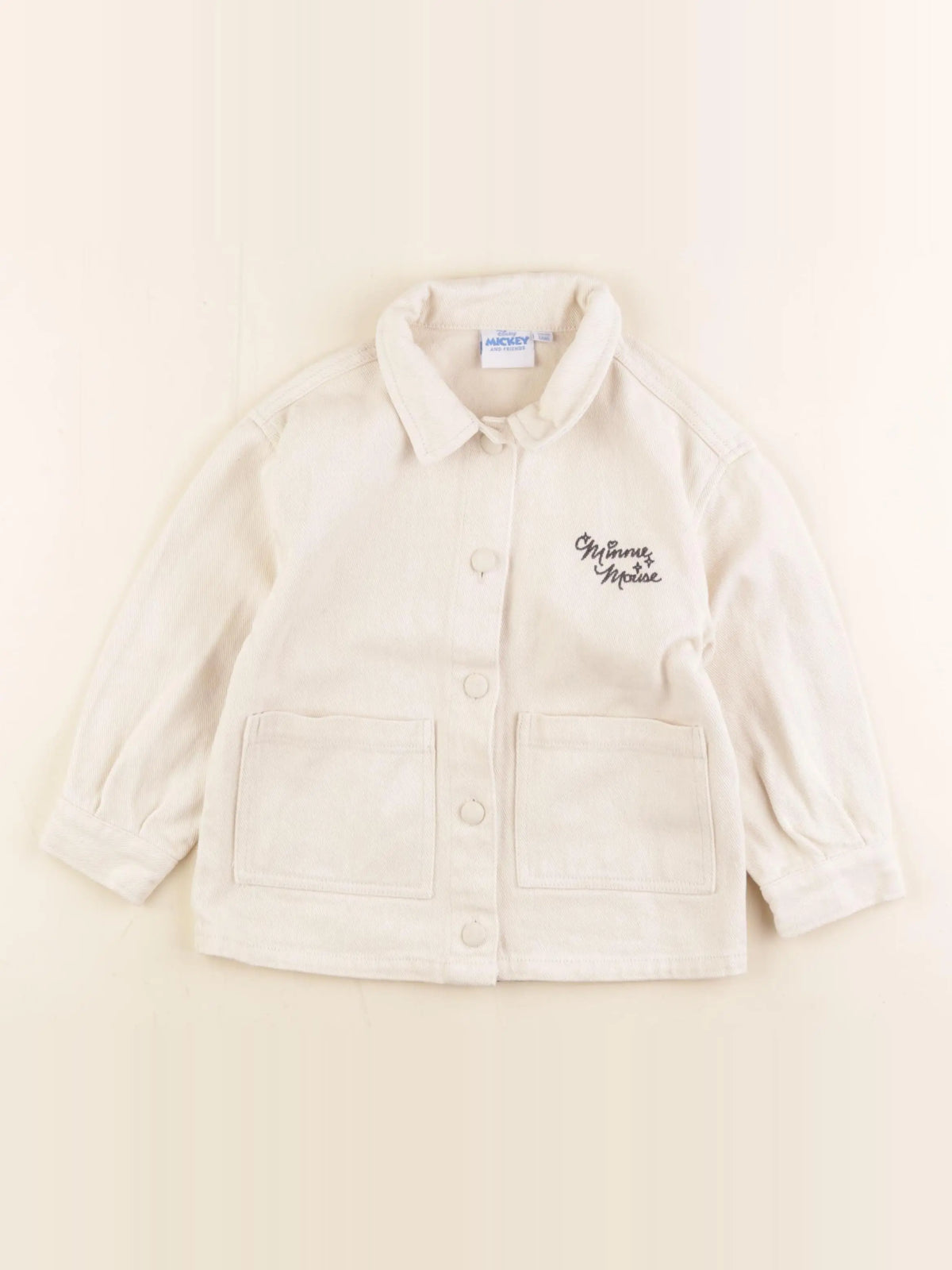 Vertbaudet - veste imprimé au dos beige - 5 ans