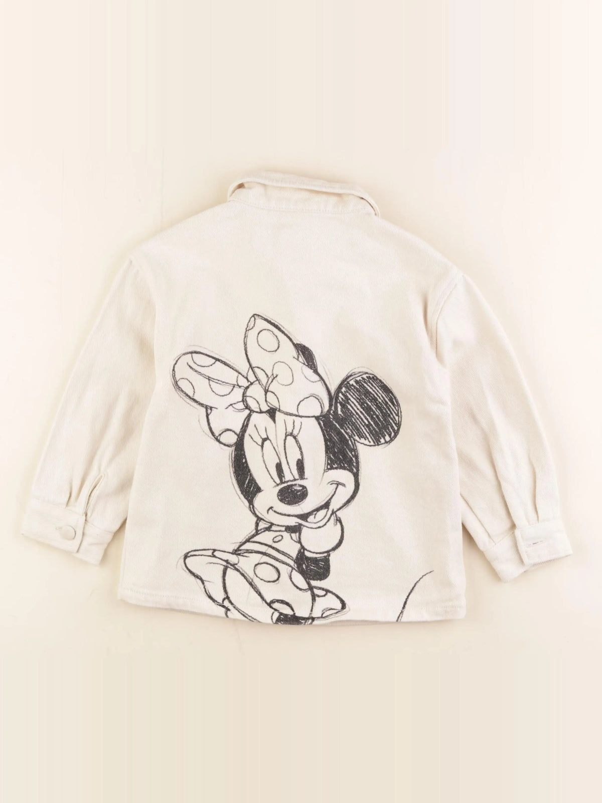 Vertbaudet - veste imprimé au dos beige - 5 ans