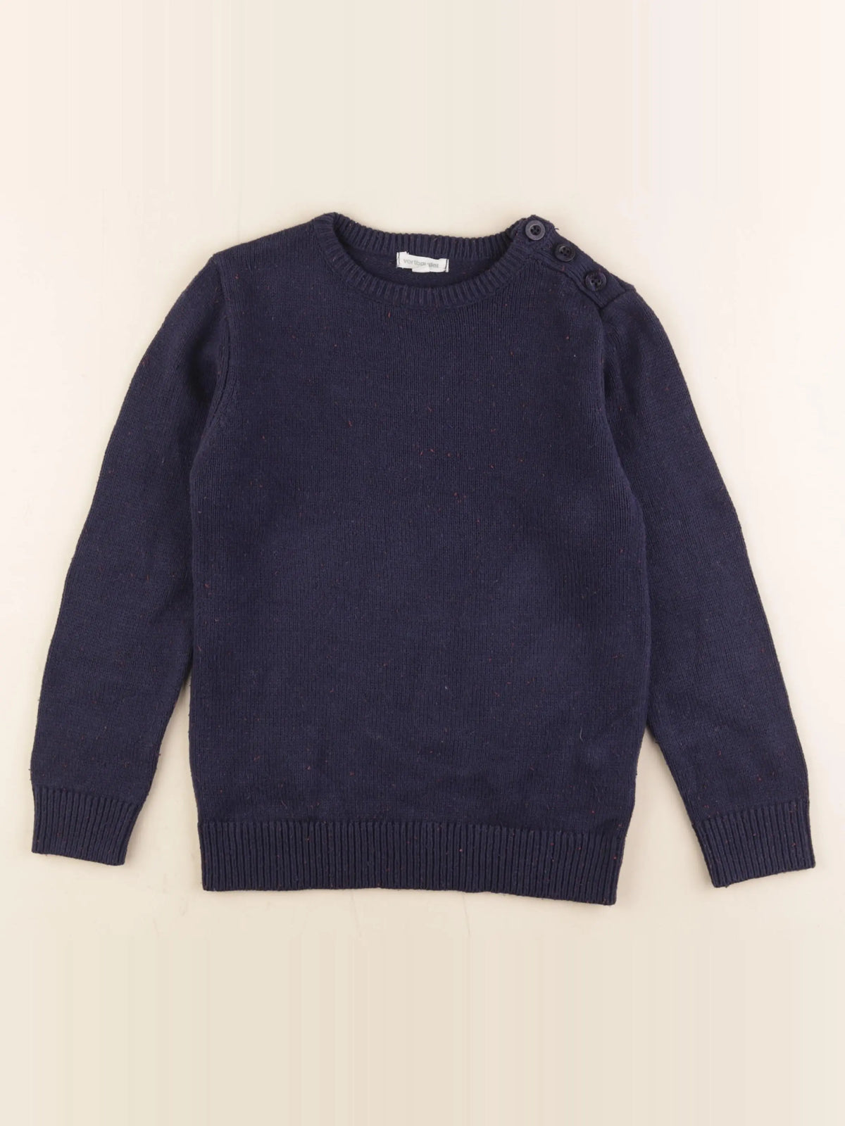 Vertbaudet - pull bleu - 8 ans