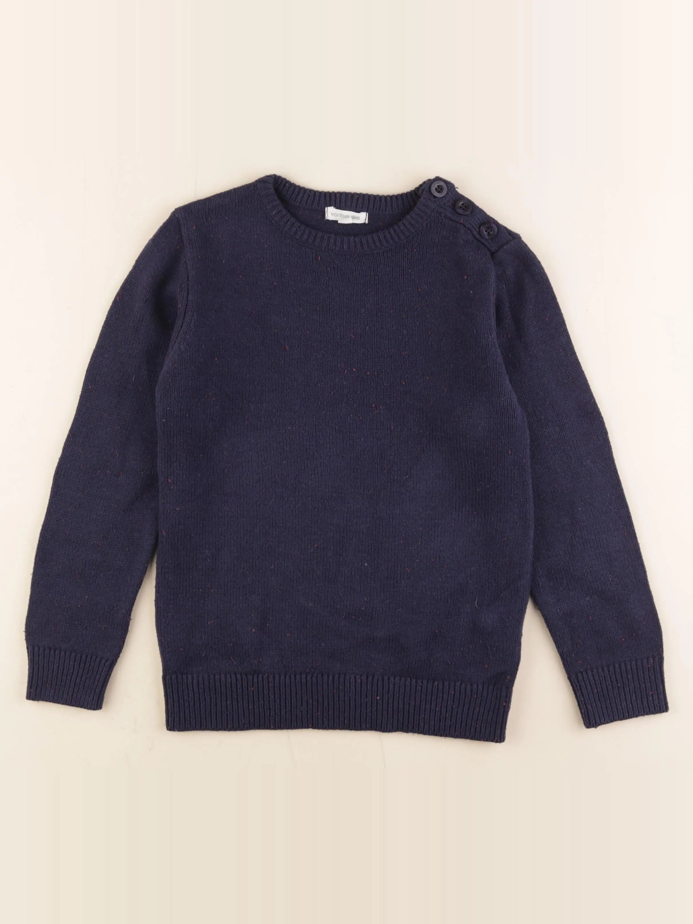 Vertbaudet - pull bleu - 8 ans