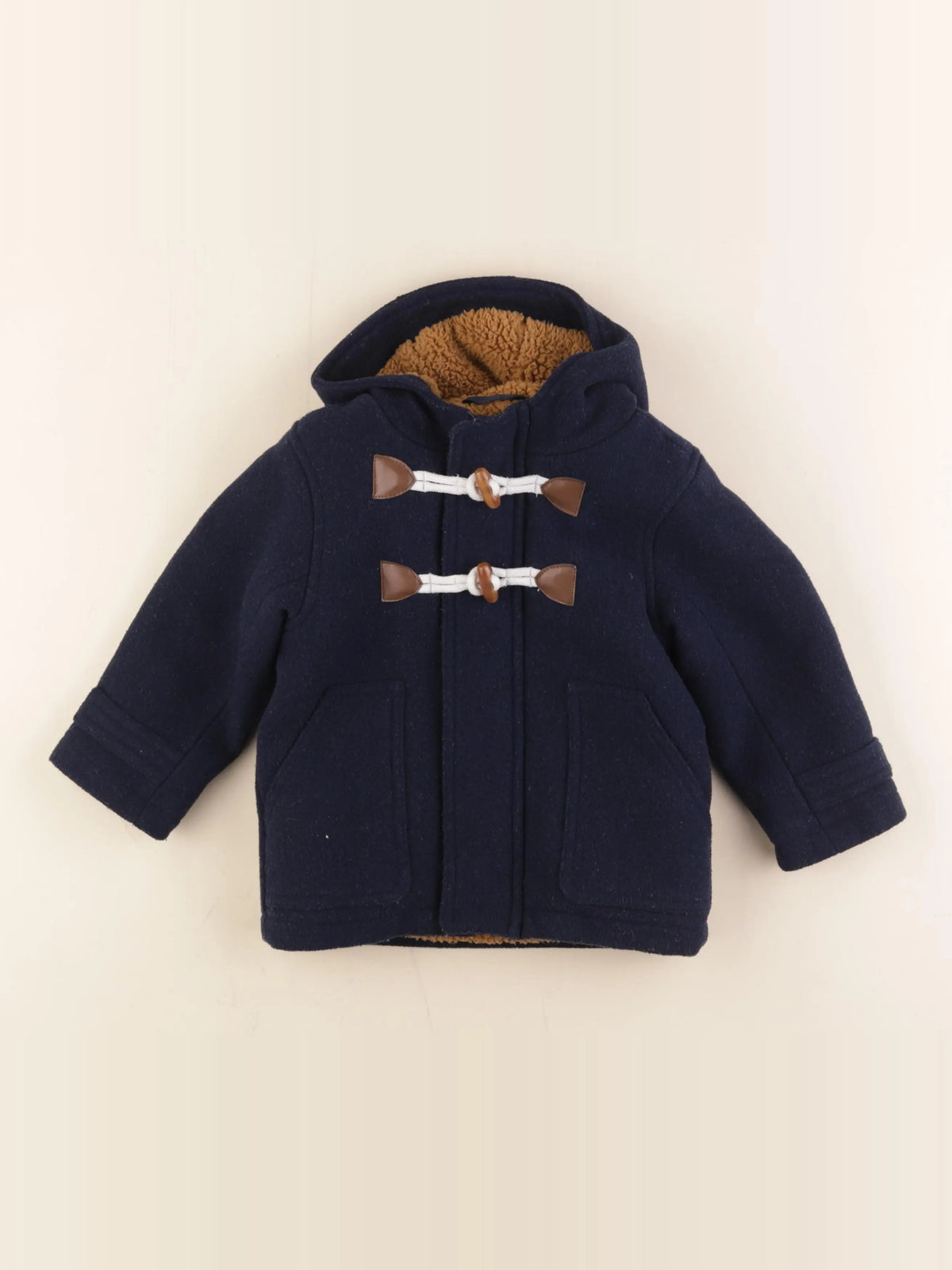 Vertbaudet - manteau bleu - 24 mois