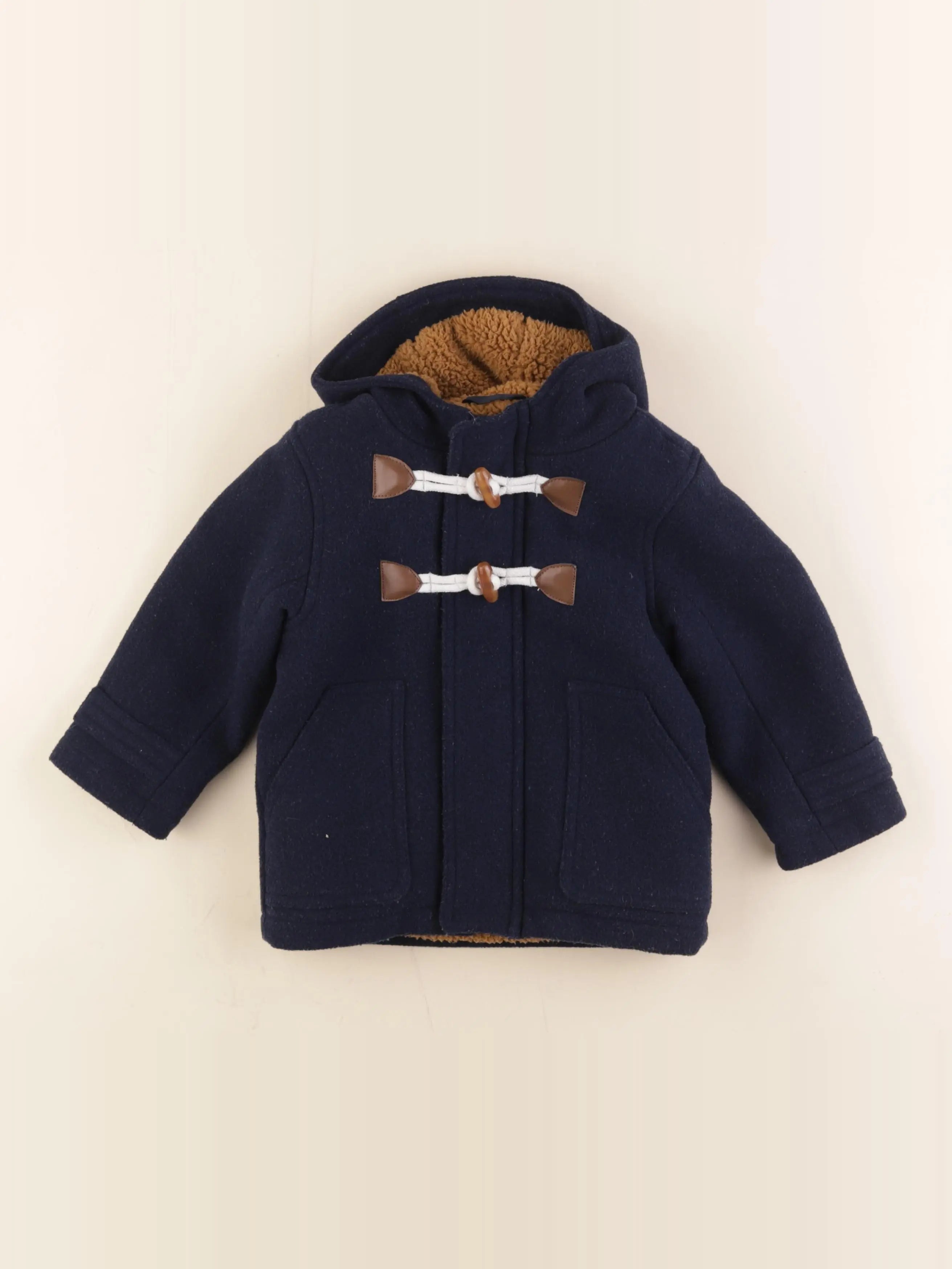 Vertbaudet - manteau bleu - 24 mois