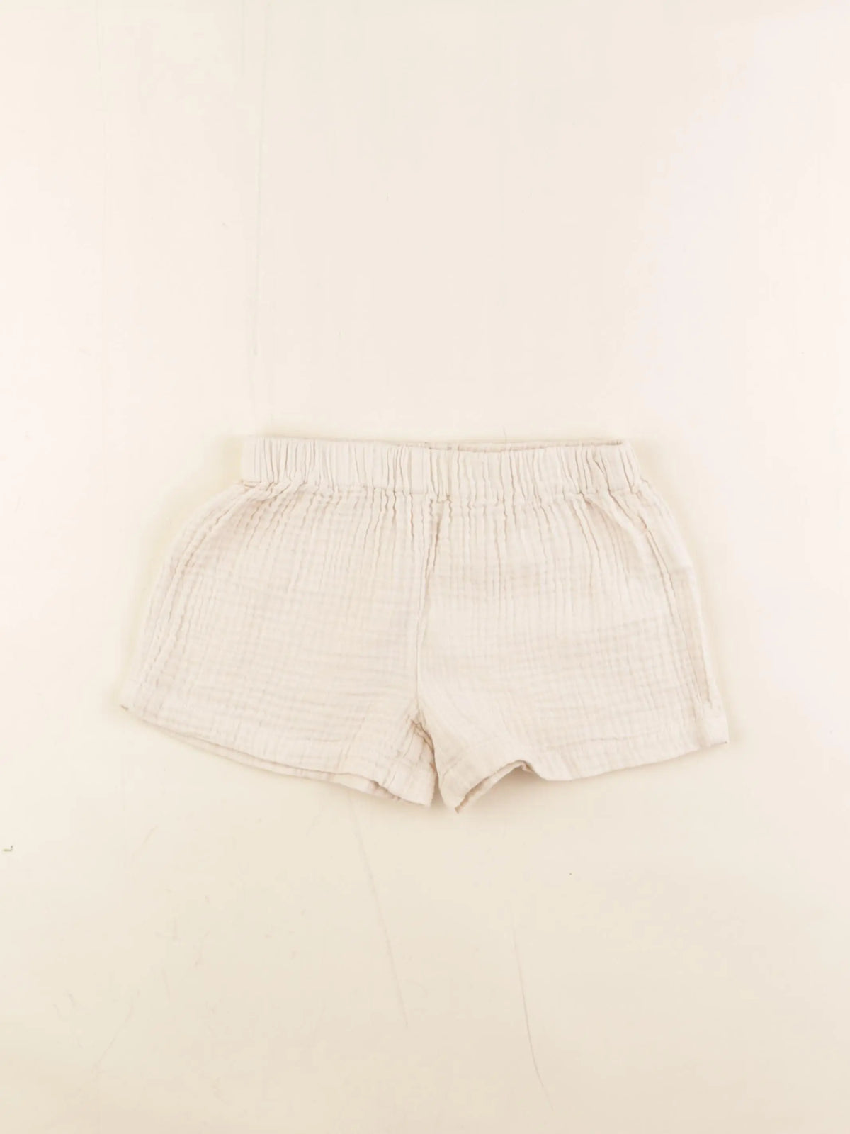 Vertbaudet - short beige - 6 ans