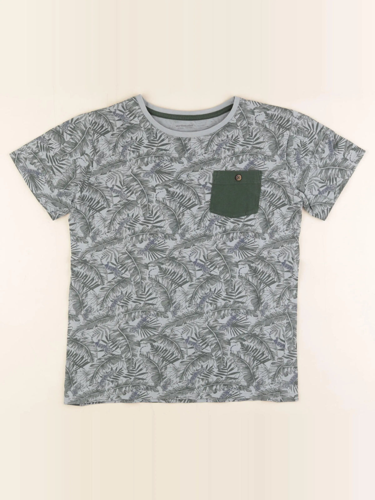 Vertbaudet - tee-shirt vert - 12 ans