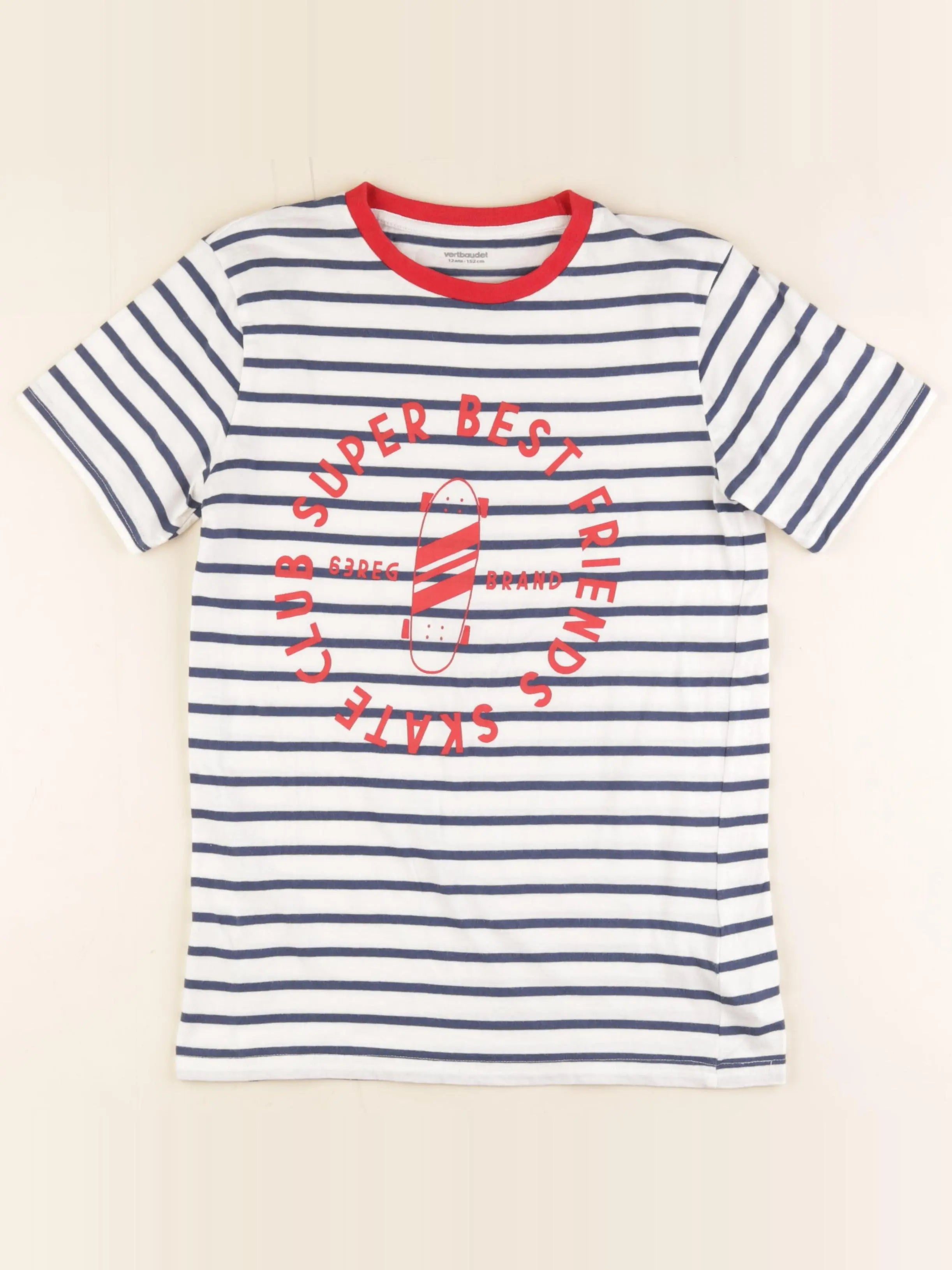 Vertbaudet - tee-shirt multicolore - 12 ans