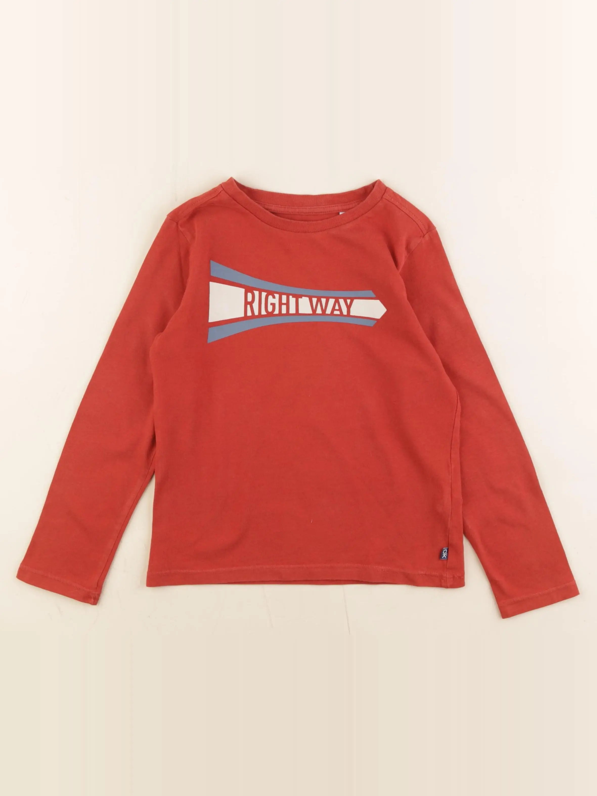 Okaidi - tee-shirt rouge - 5 ans