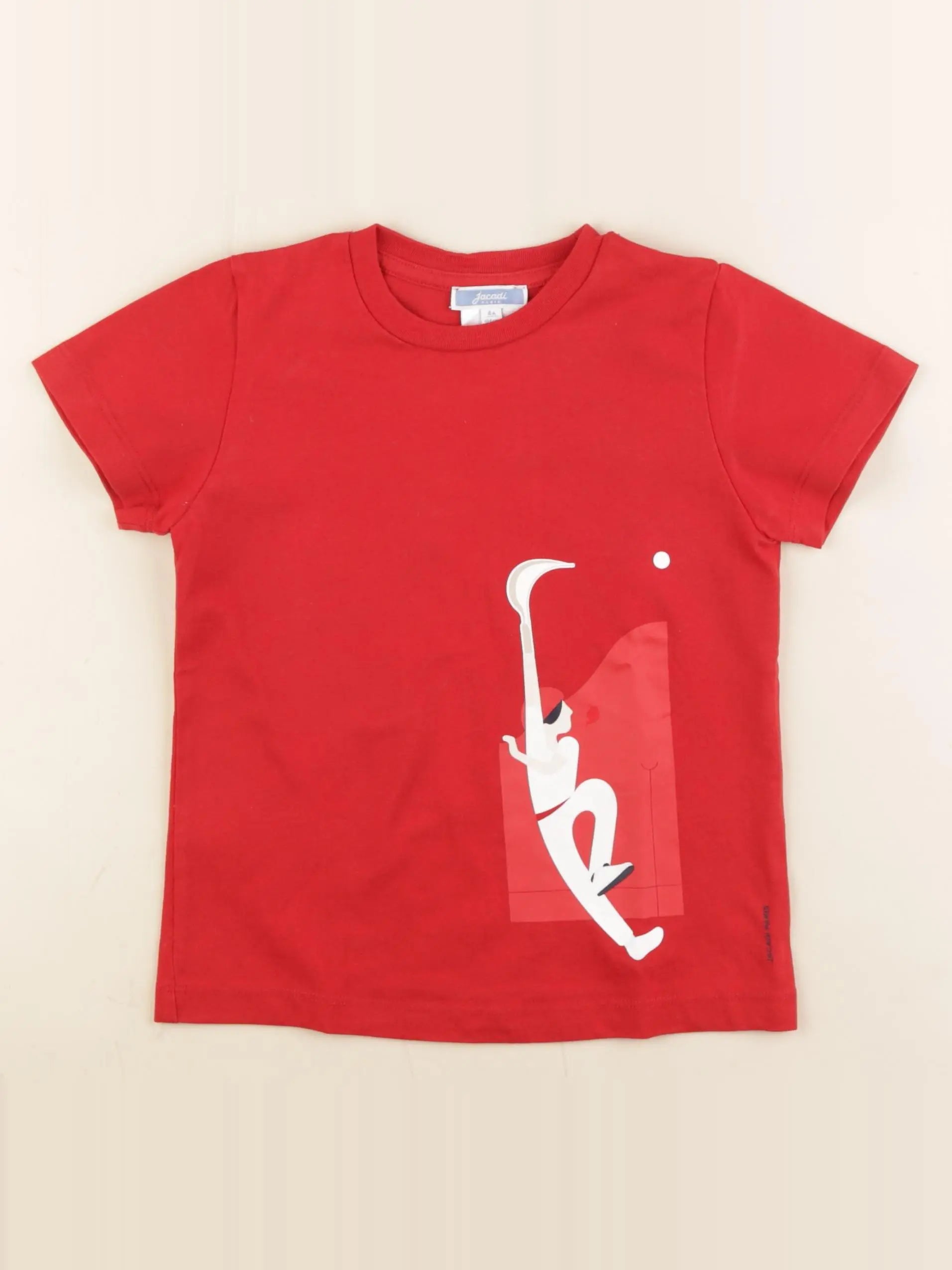 Jacadi - tee-shirt rouge - 4 ans