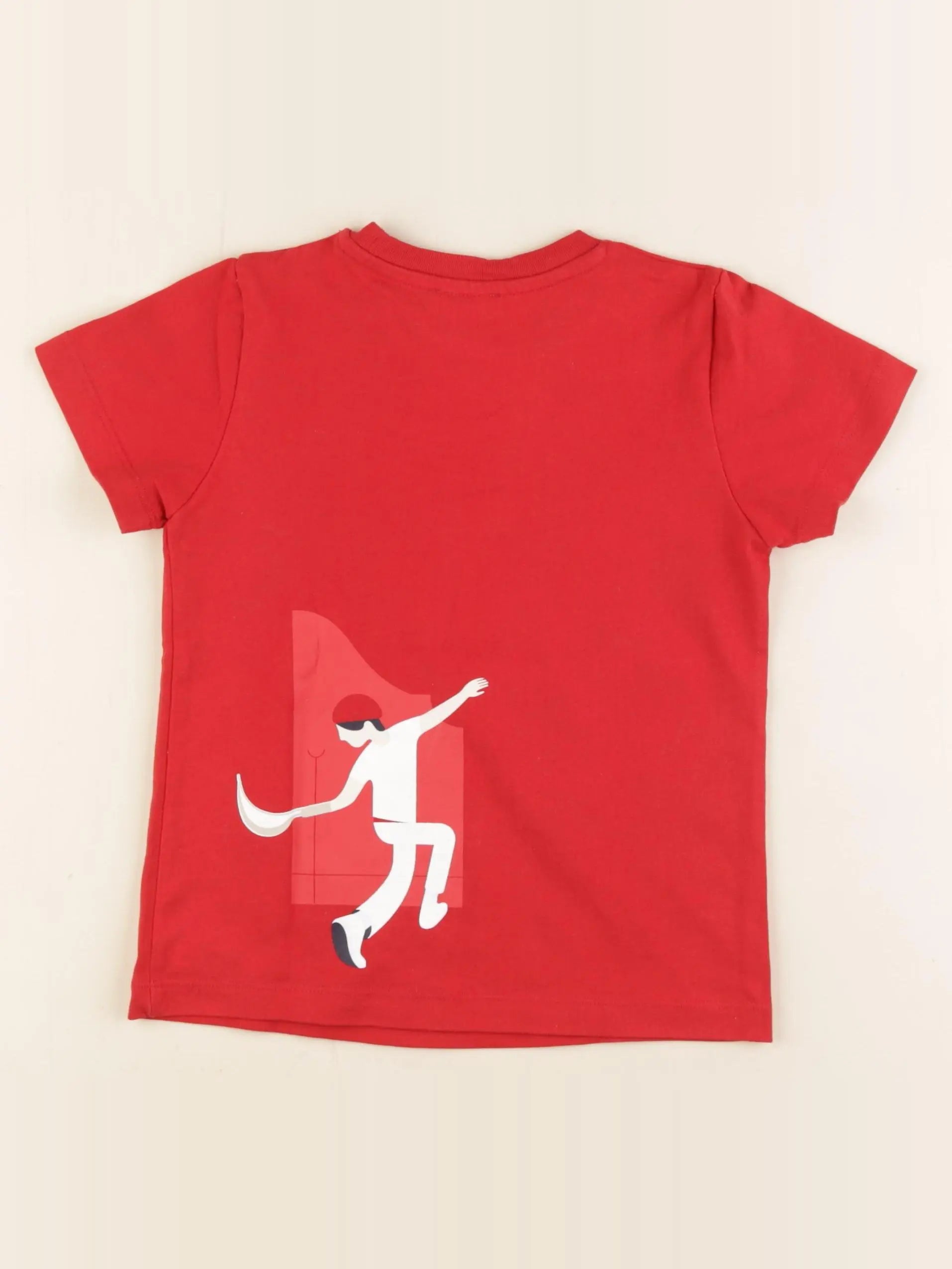 Jacadi - tee-shirt rouge - 4 ans