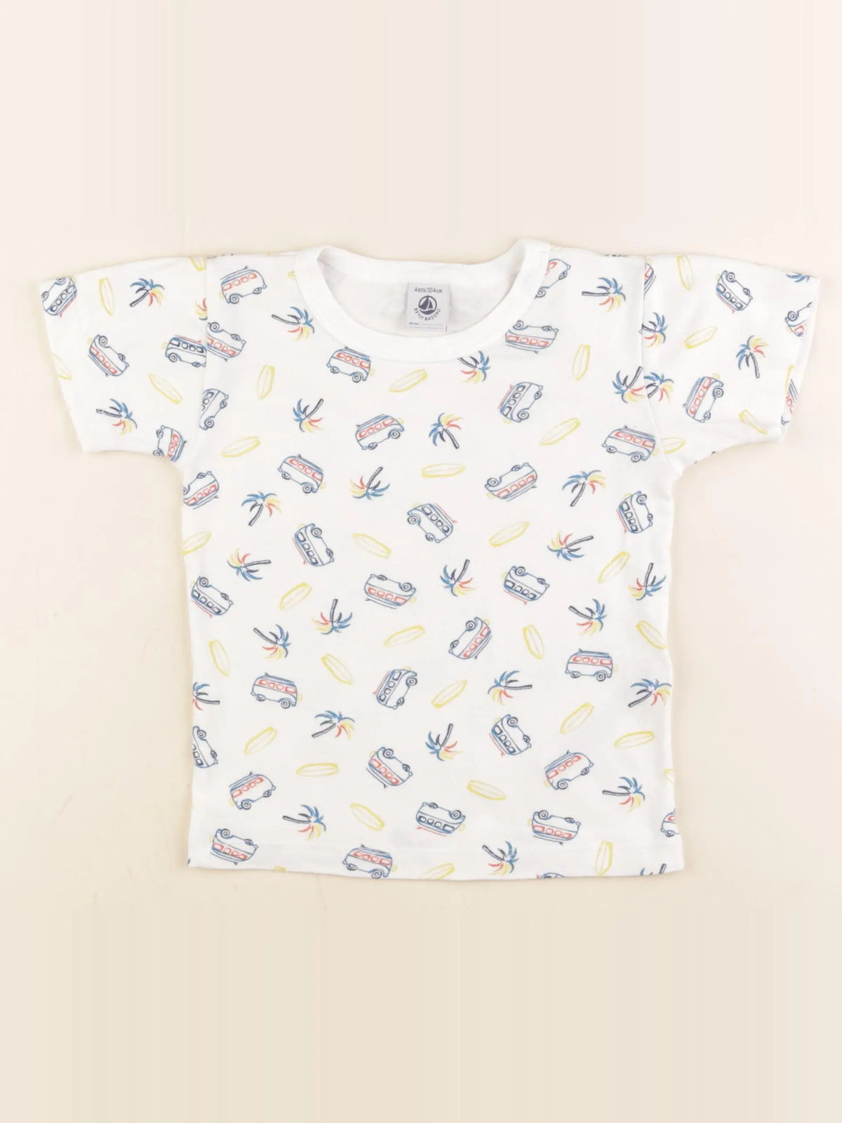 Petit Bateau - maillot de corps blanc - 4 ans