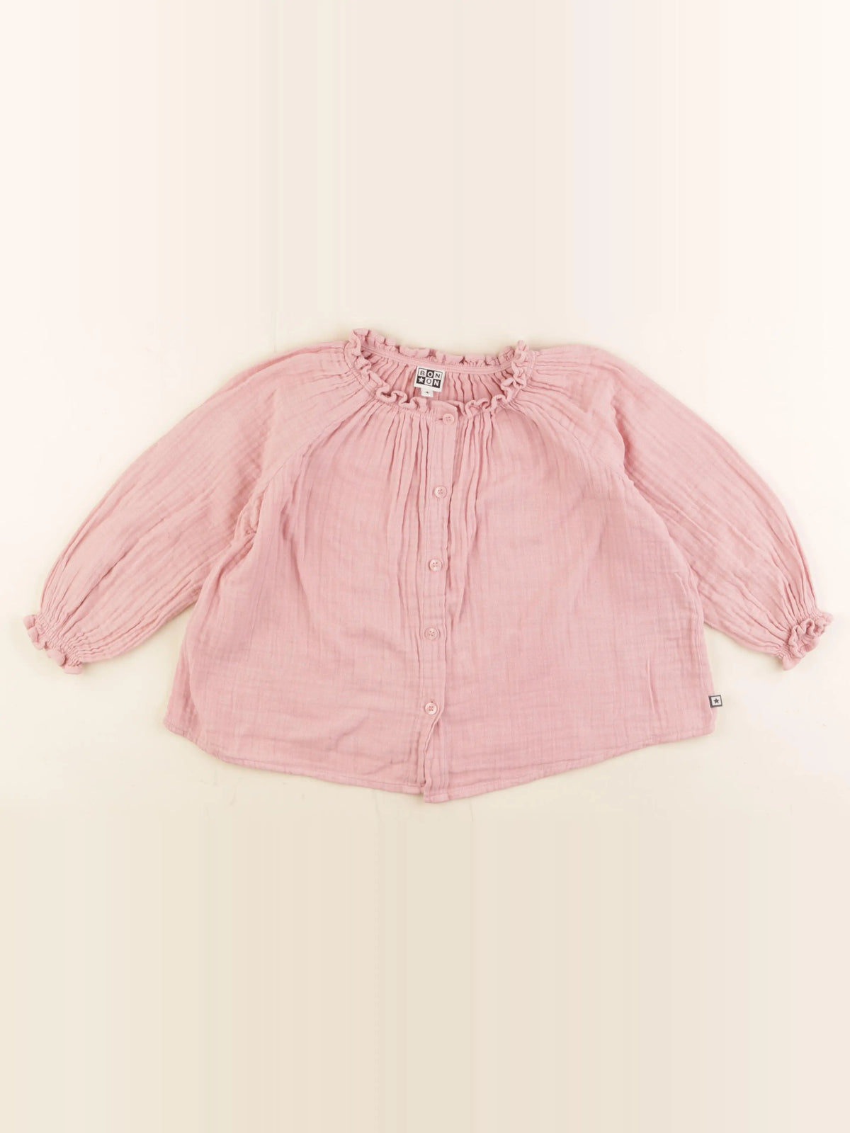 Bonton - blouse rose - 4 ans
