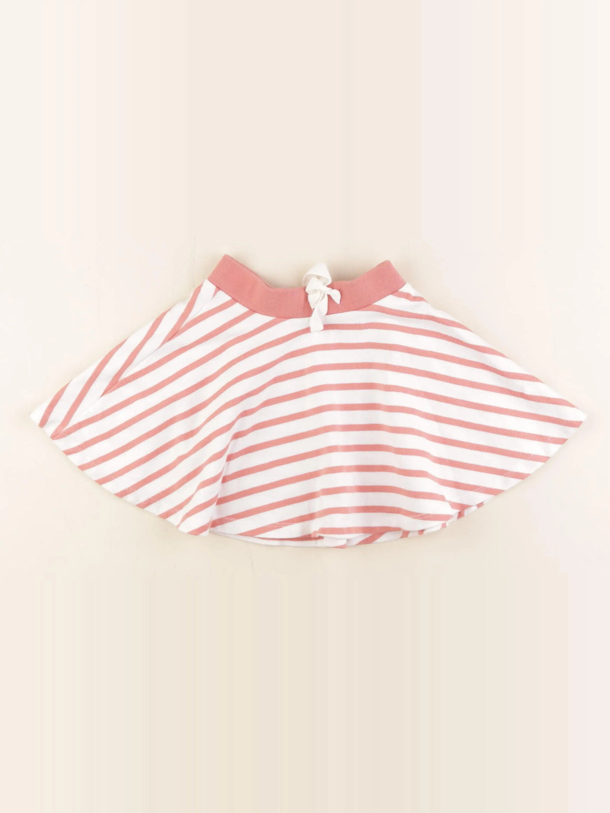 Petit Bateau - jupe rose, blanc - 5 ans