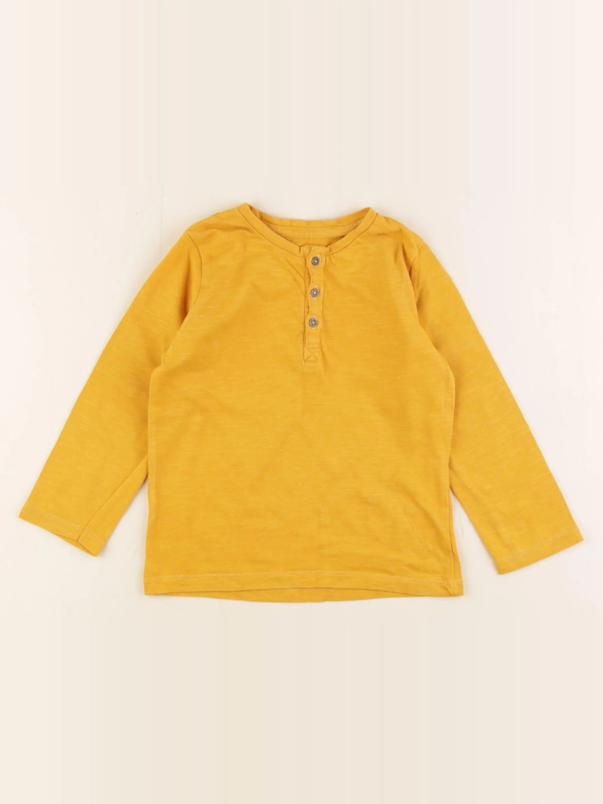 Vertbaudet - tee-shirt jaune - 18 mois