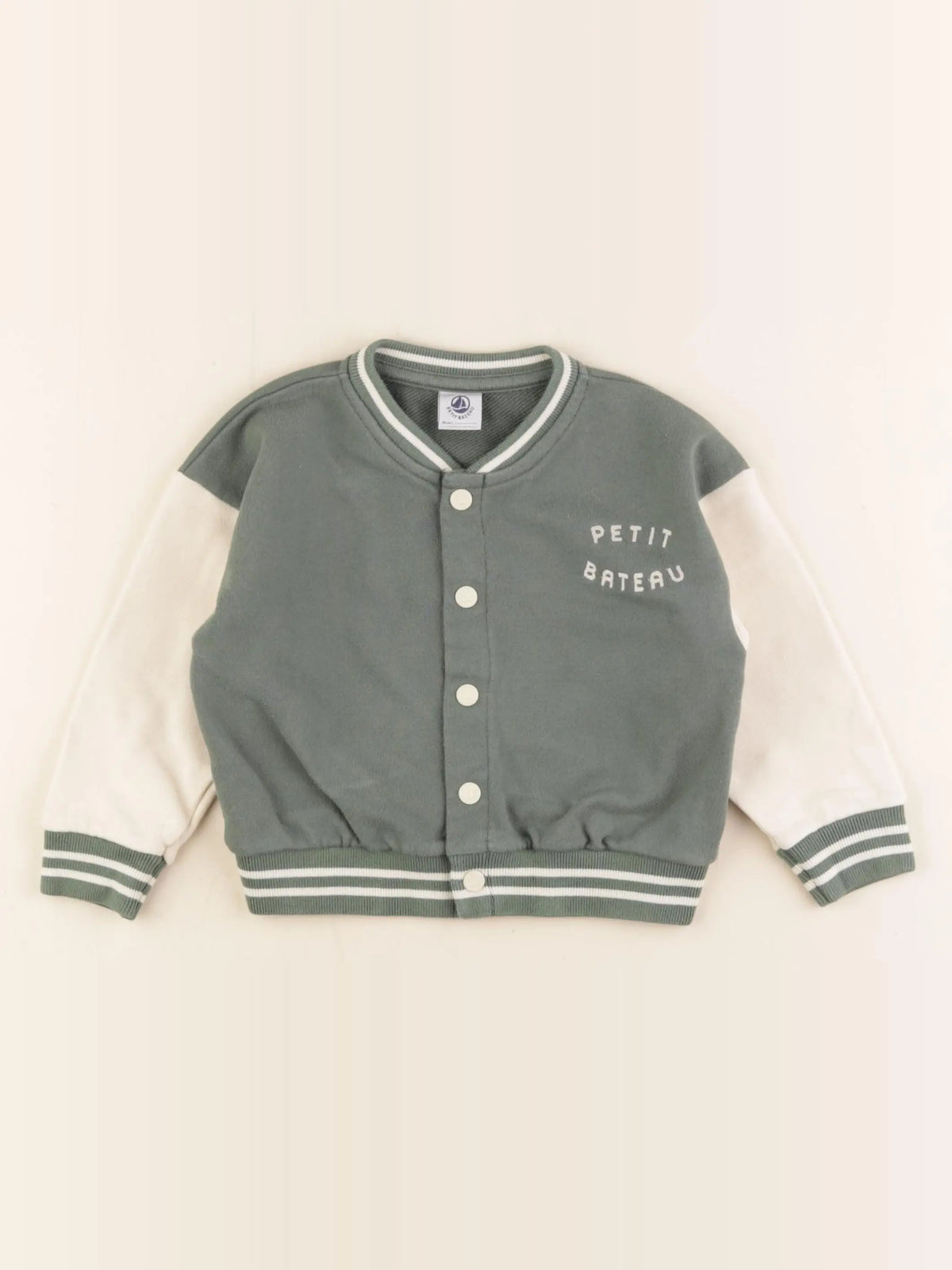 Petit Bateau - veste vert - 24 mois