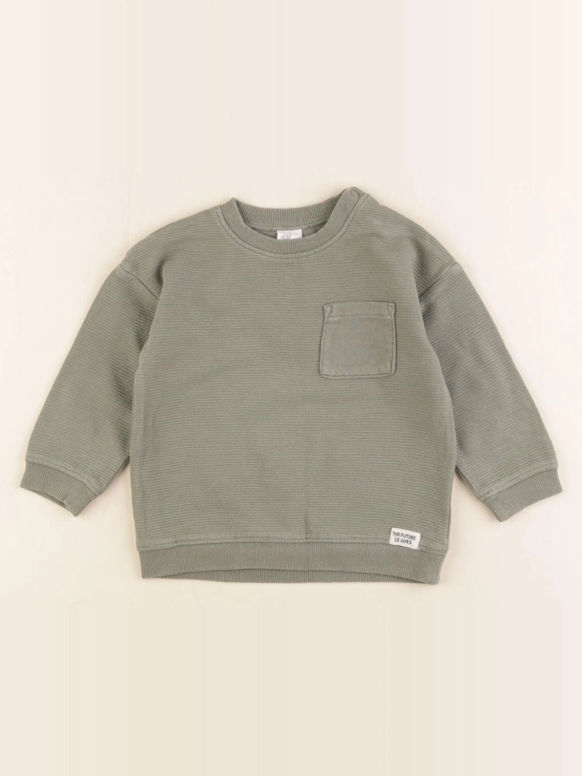 H&M - tee-shirt vert - 9/12 mois