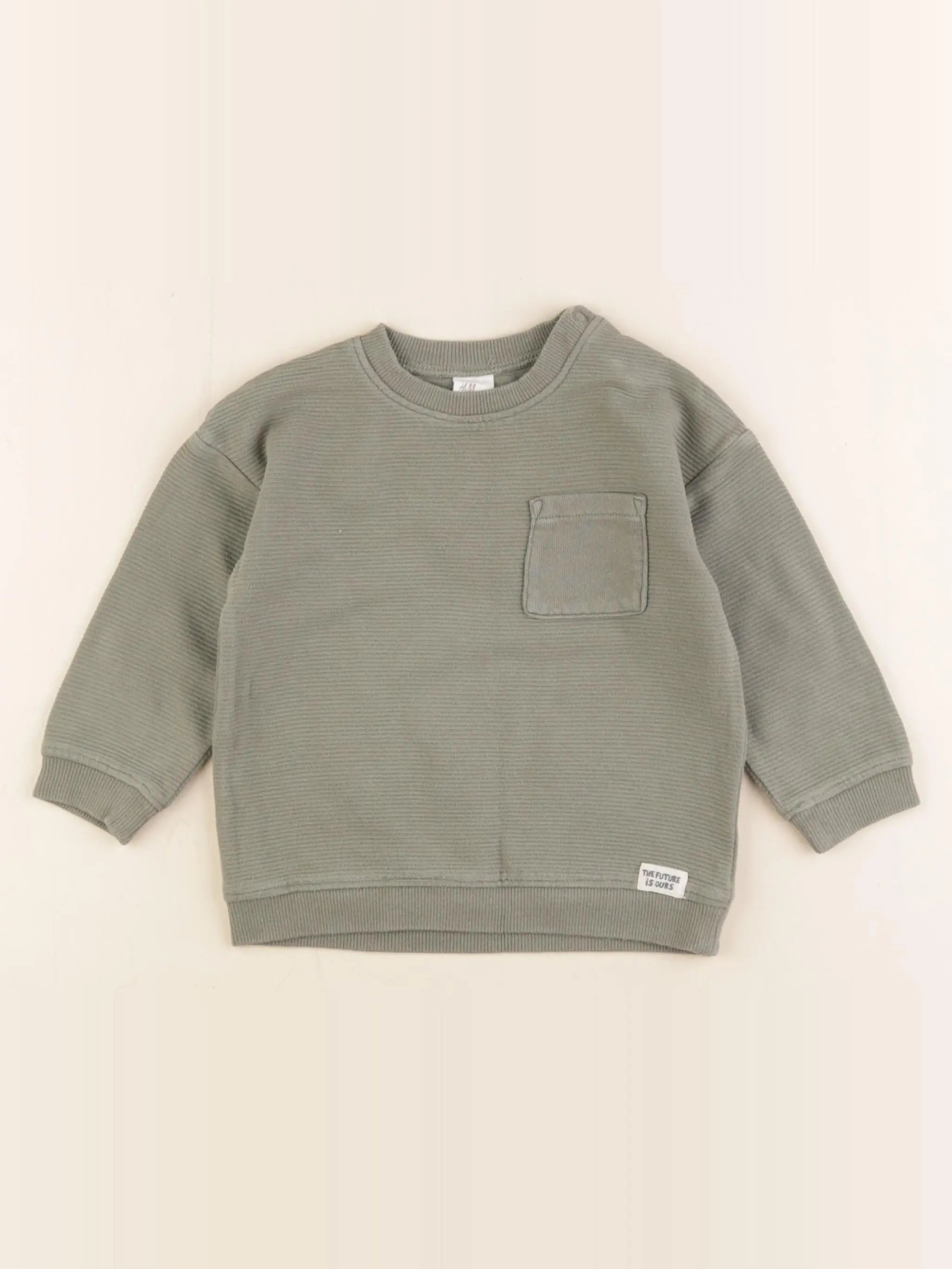 H&M - tee-shirt vert - 9/12 mois