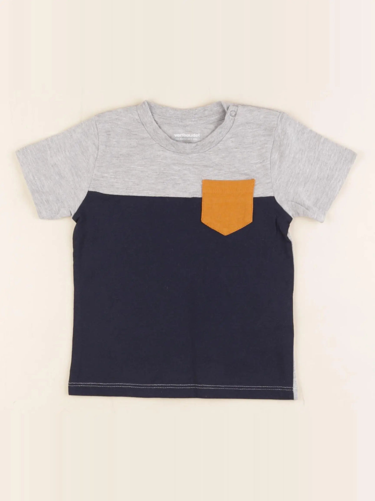 Vertbaudet - tee-shirt multicolore - 18 mois