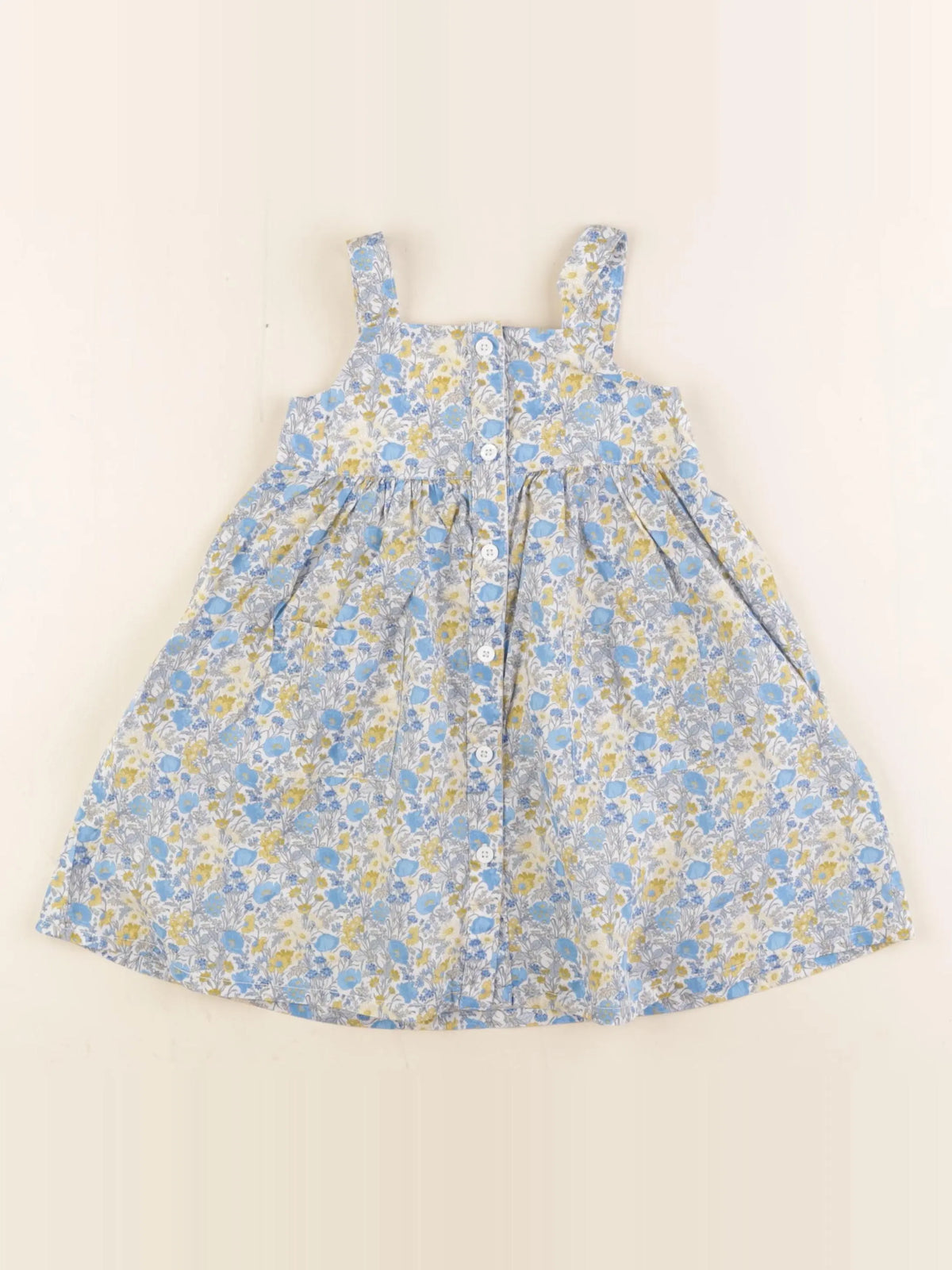 Cyrillus - robe bleu - 24 mois