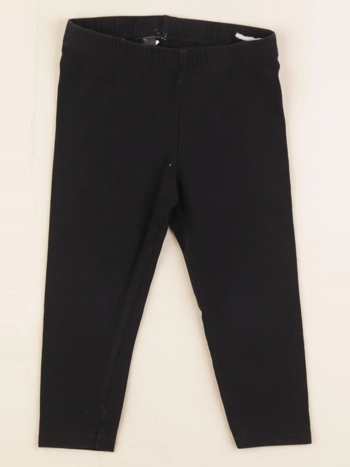 H&M - legging noir - 12/18 mois