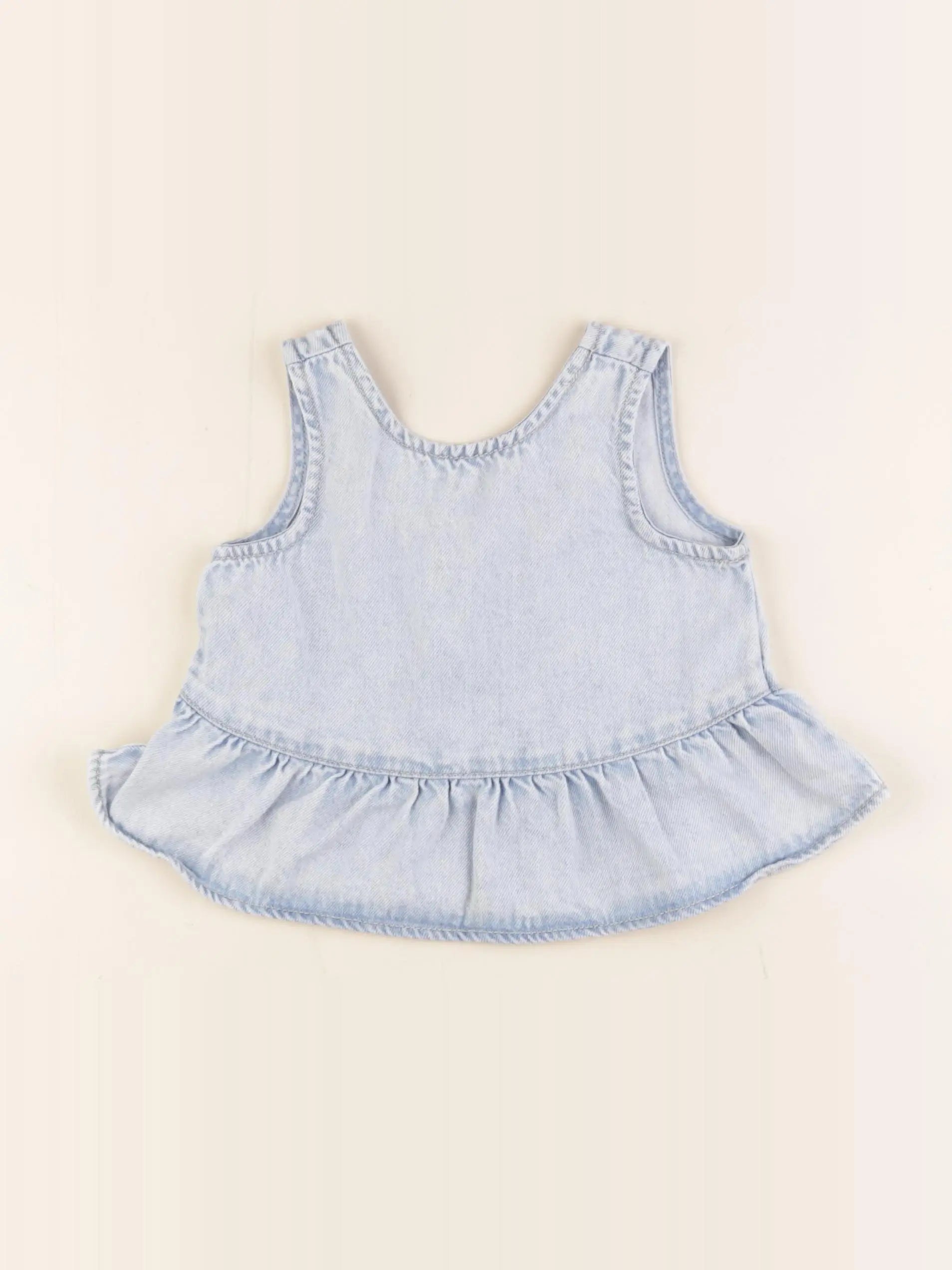 Zara - blouse bleu - 2 ans