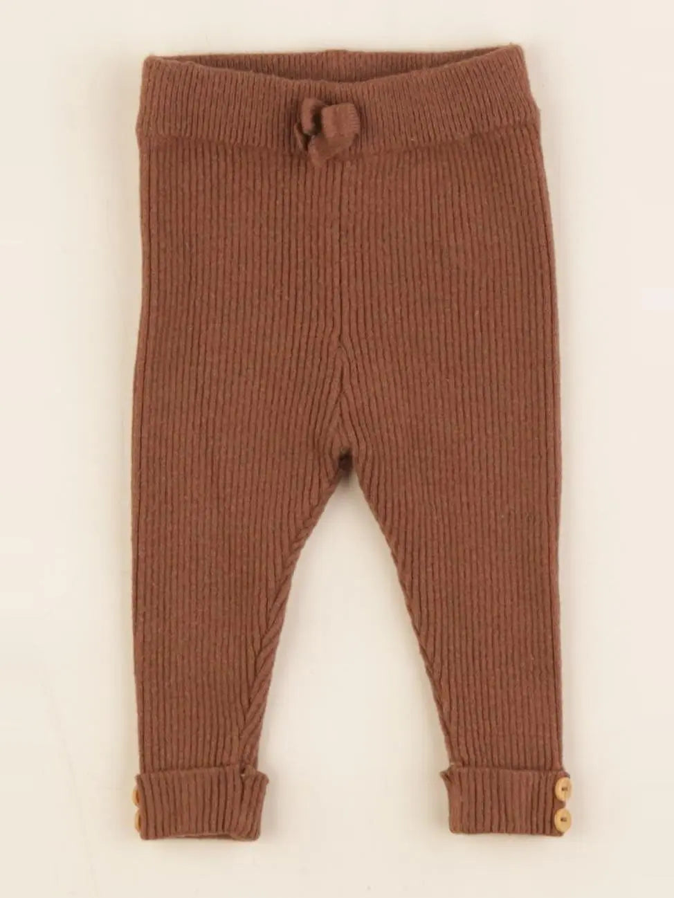 Vertbaudet - legging marron - 3 mois