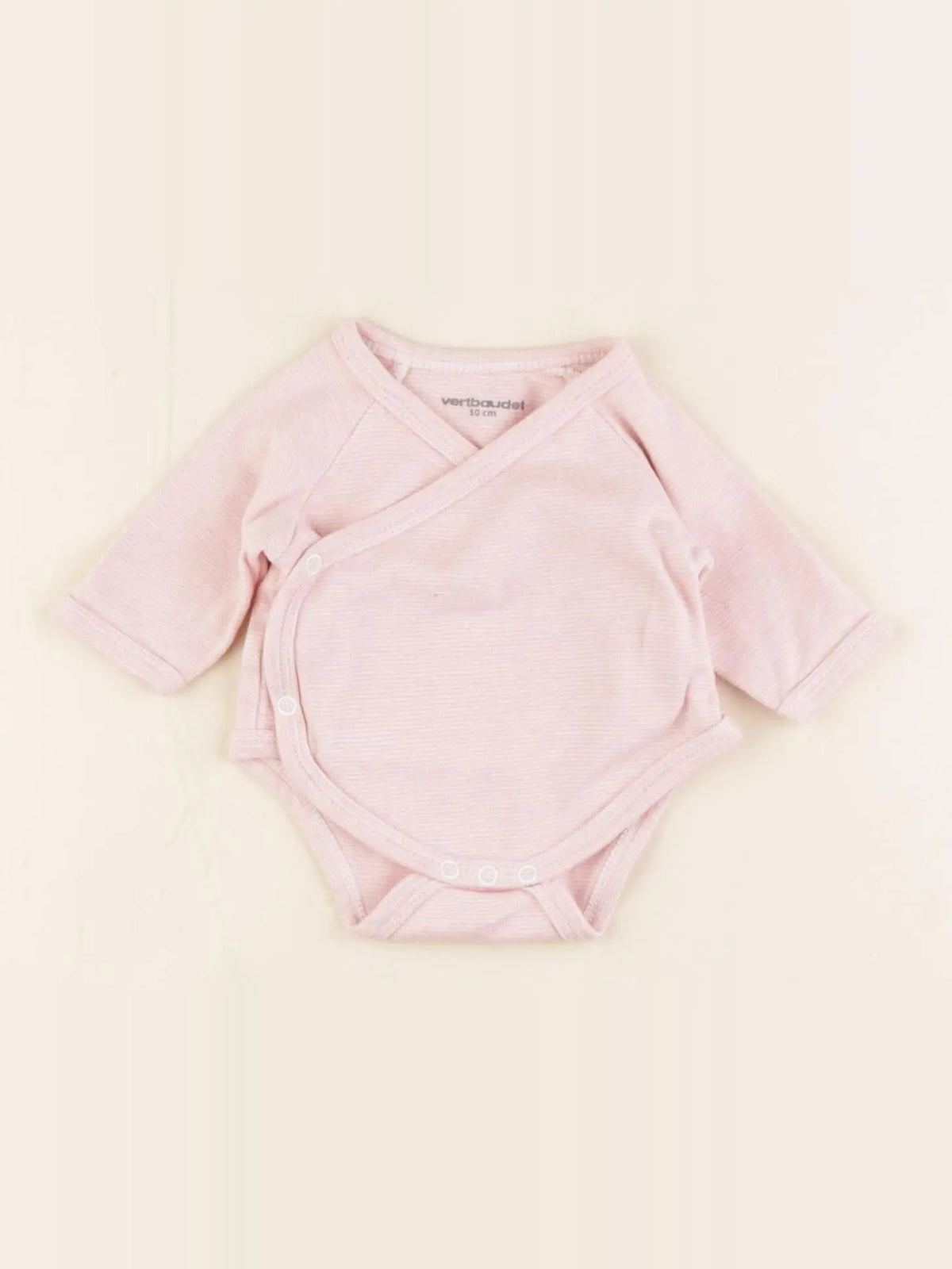 Vertbaudet - body rose - 0 mois