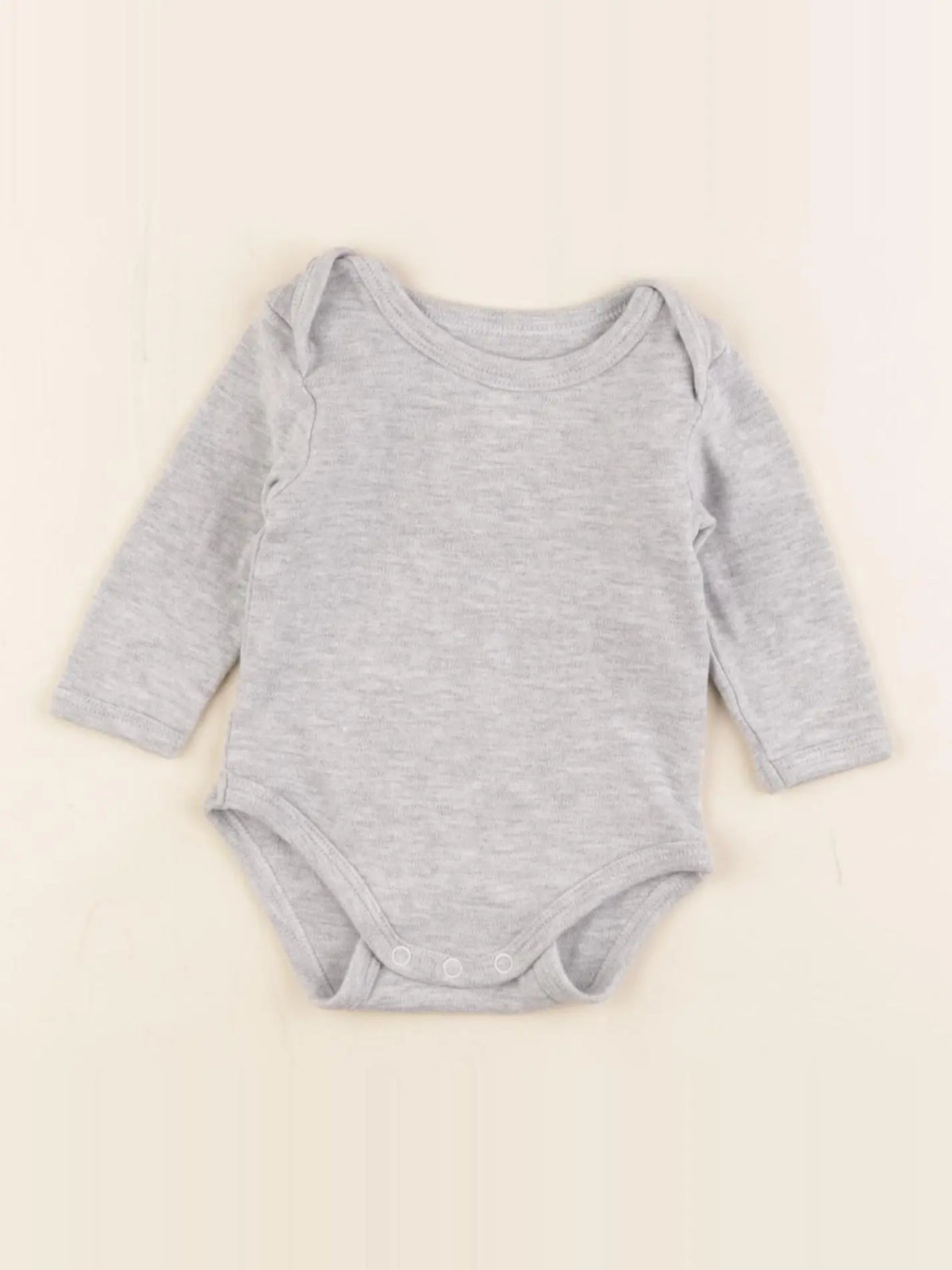 Vertbaudet - body gris - 3 mois