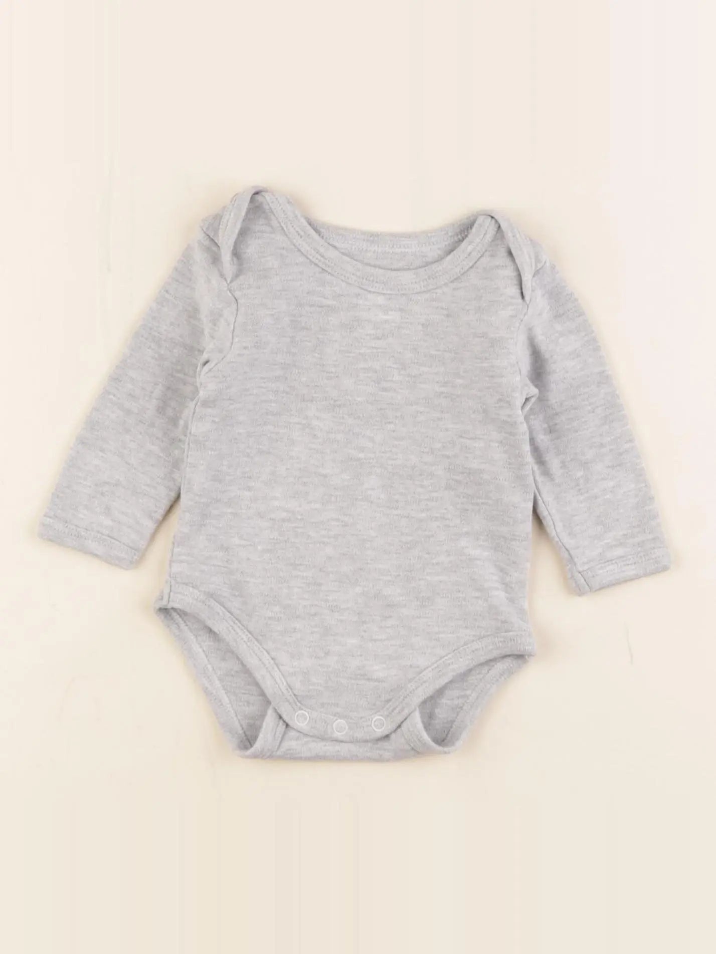 Vertbaudet - body gris - 3 mois