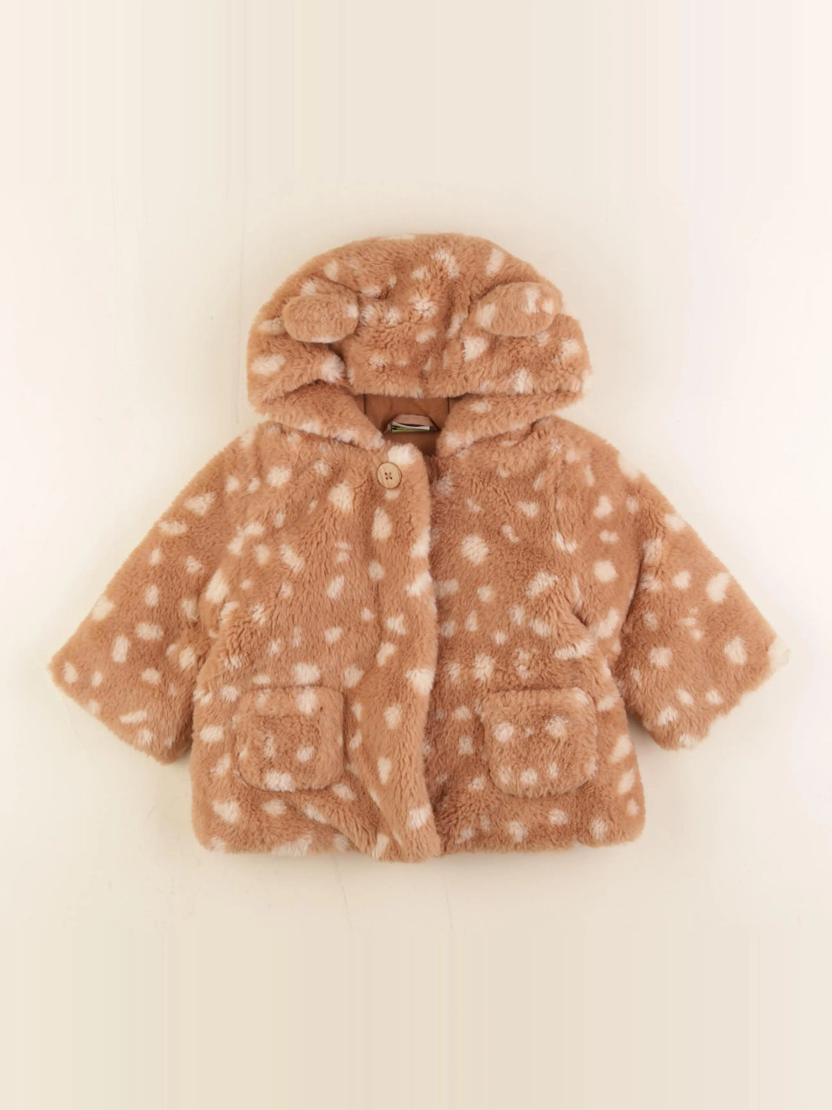 Tape à l'oeil - veste doublé marron - 12 mois