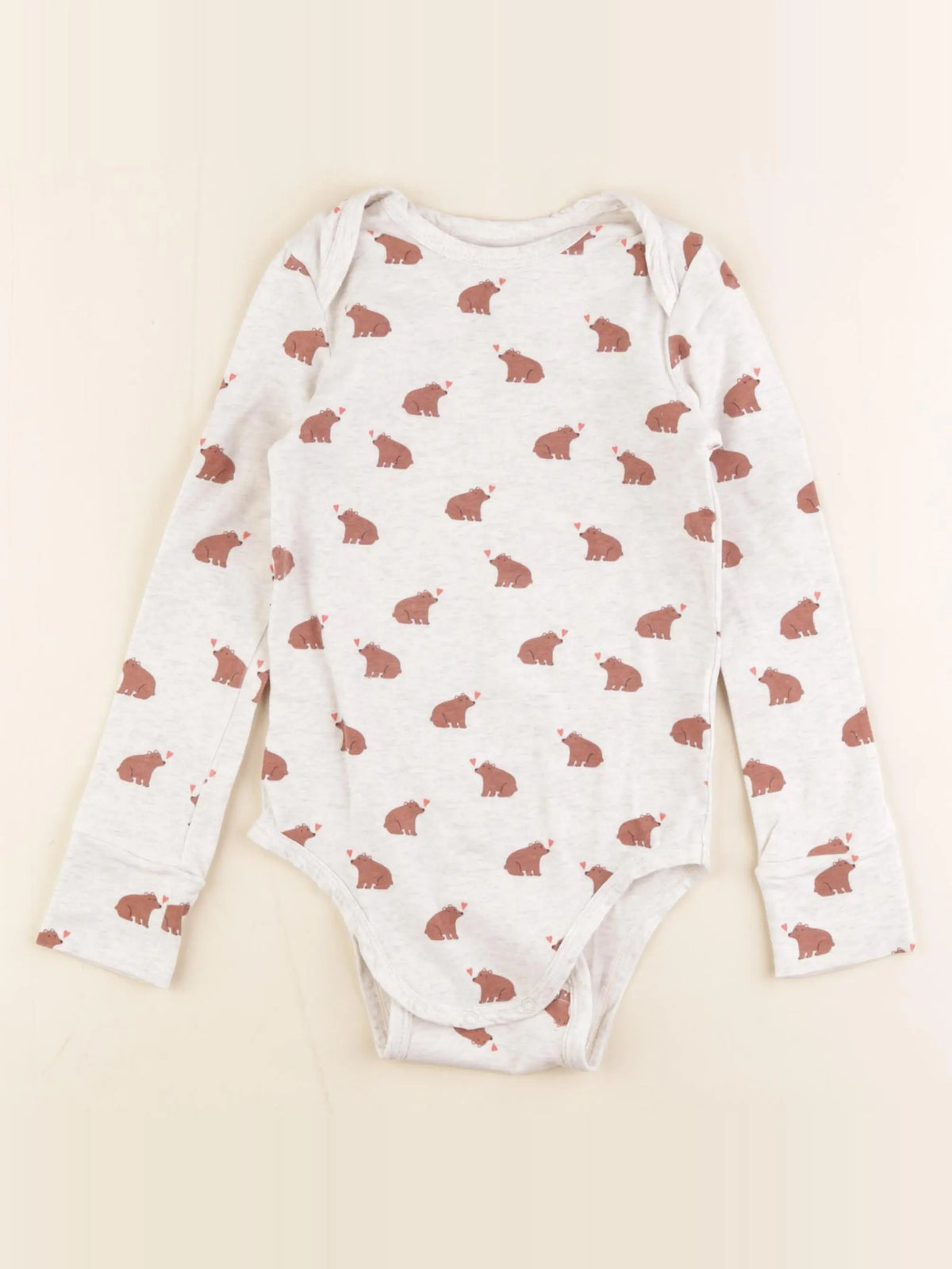 Tape à l'oeil - body beige, marron - 36 mois