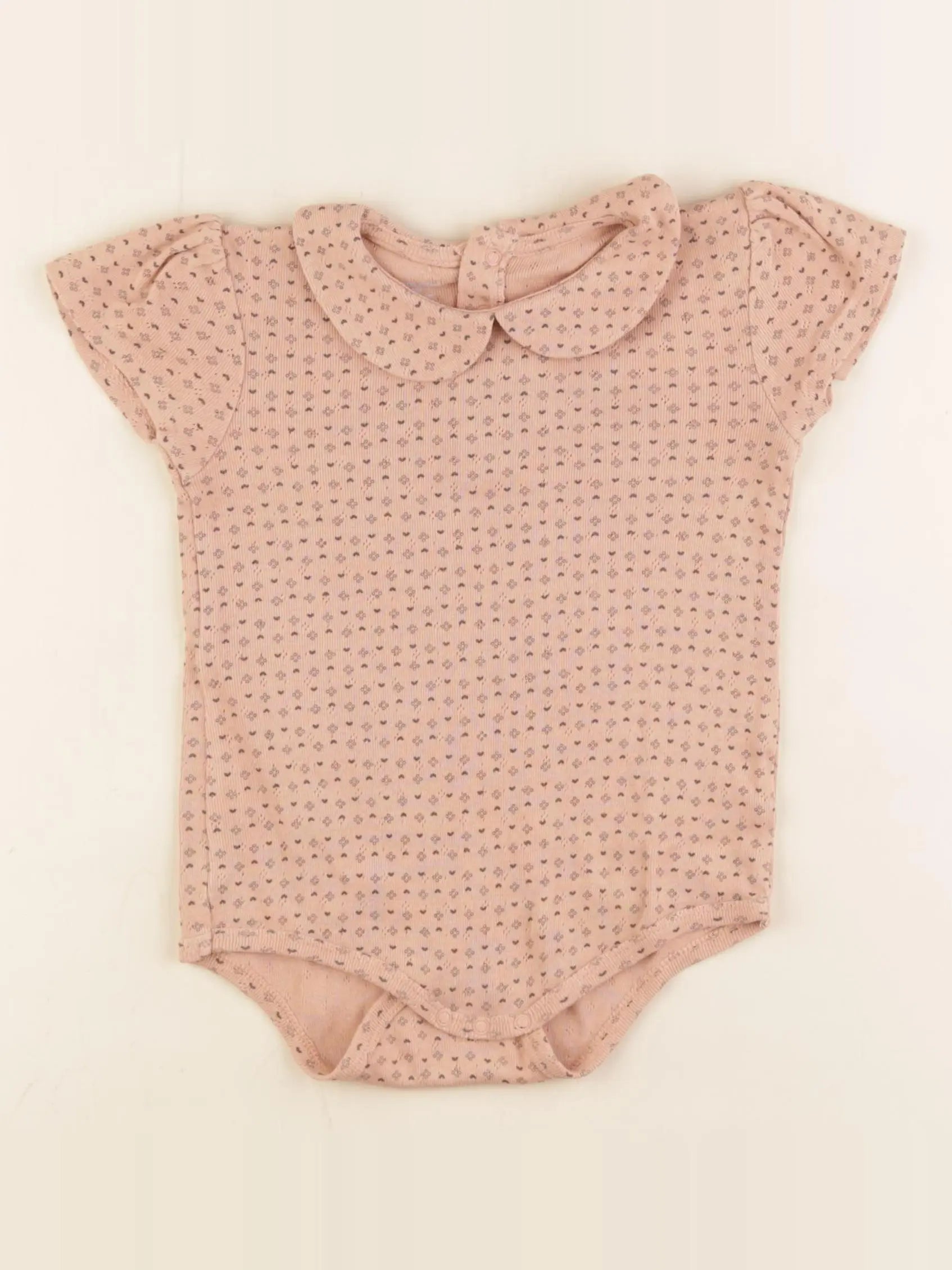 Vertbaudet - body à col rose - 24 mois
