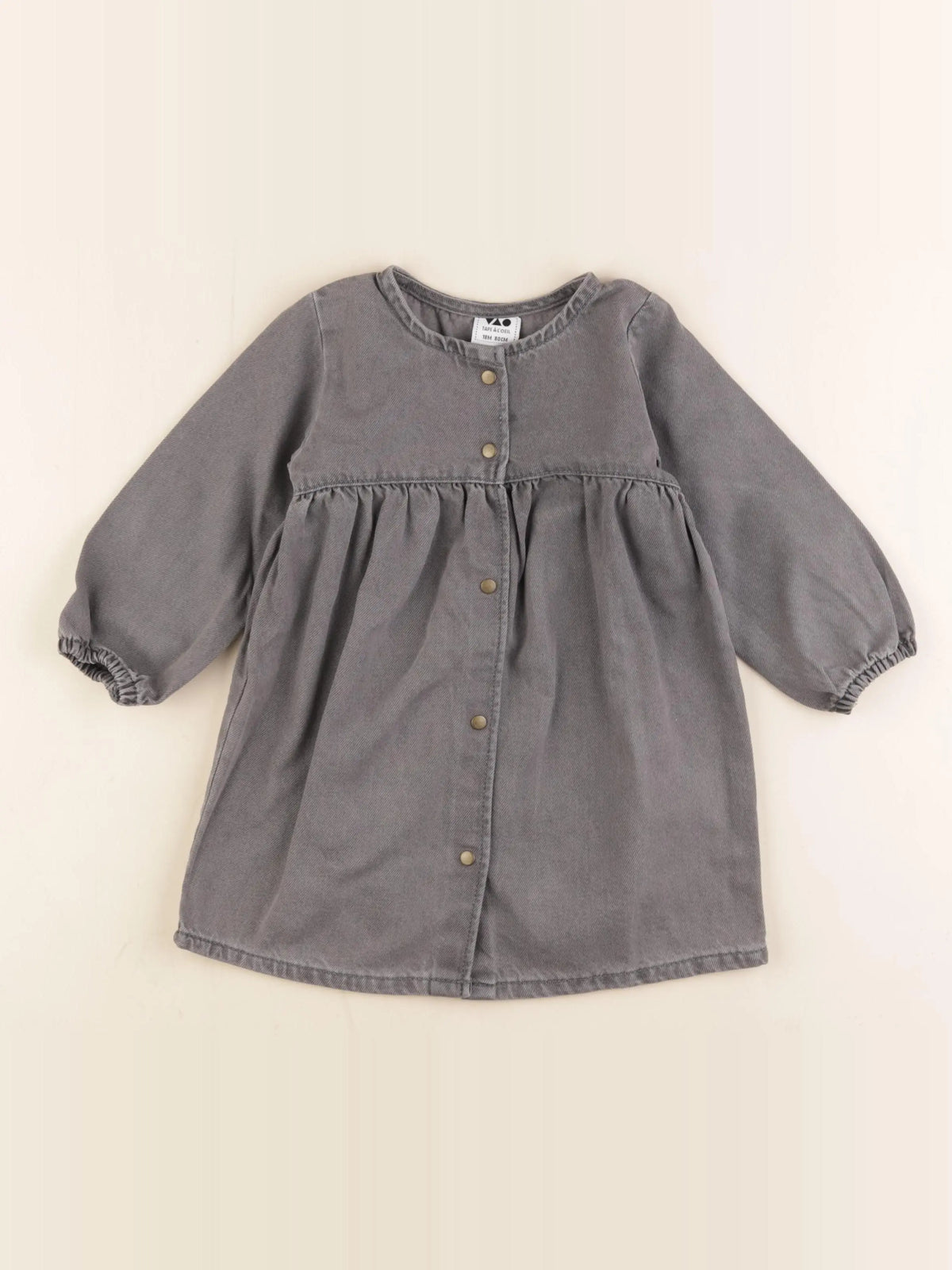 Tape à l'oeil - robe gris - 18 mois