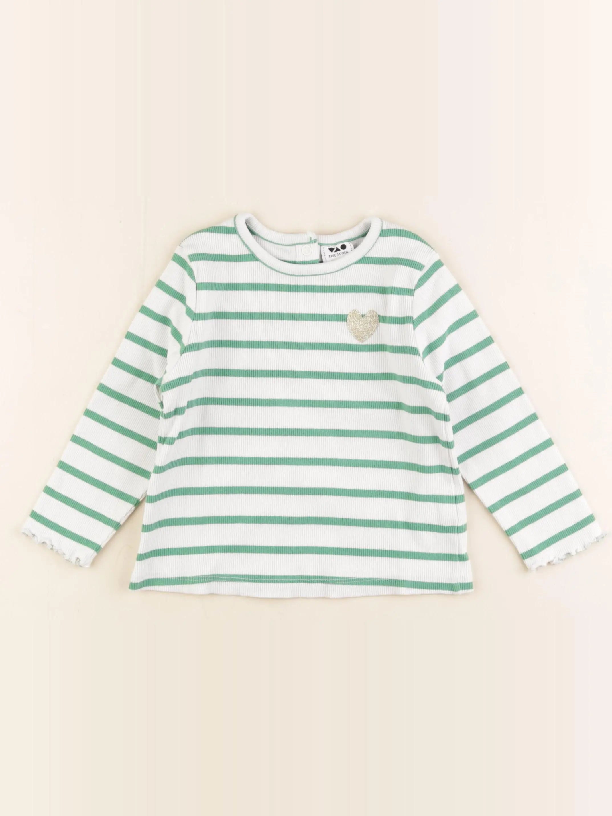 Tape à l'oeil - tee-shirt vert - 24 mois