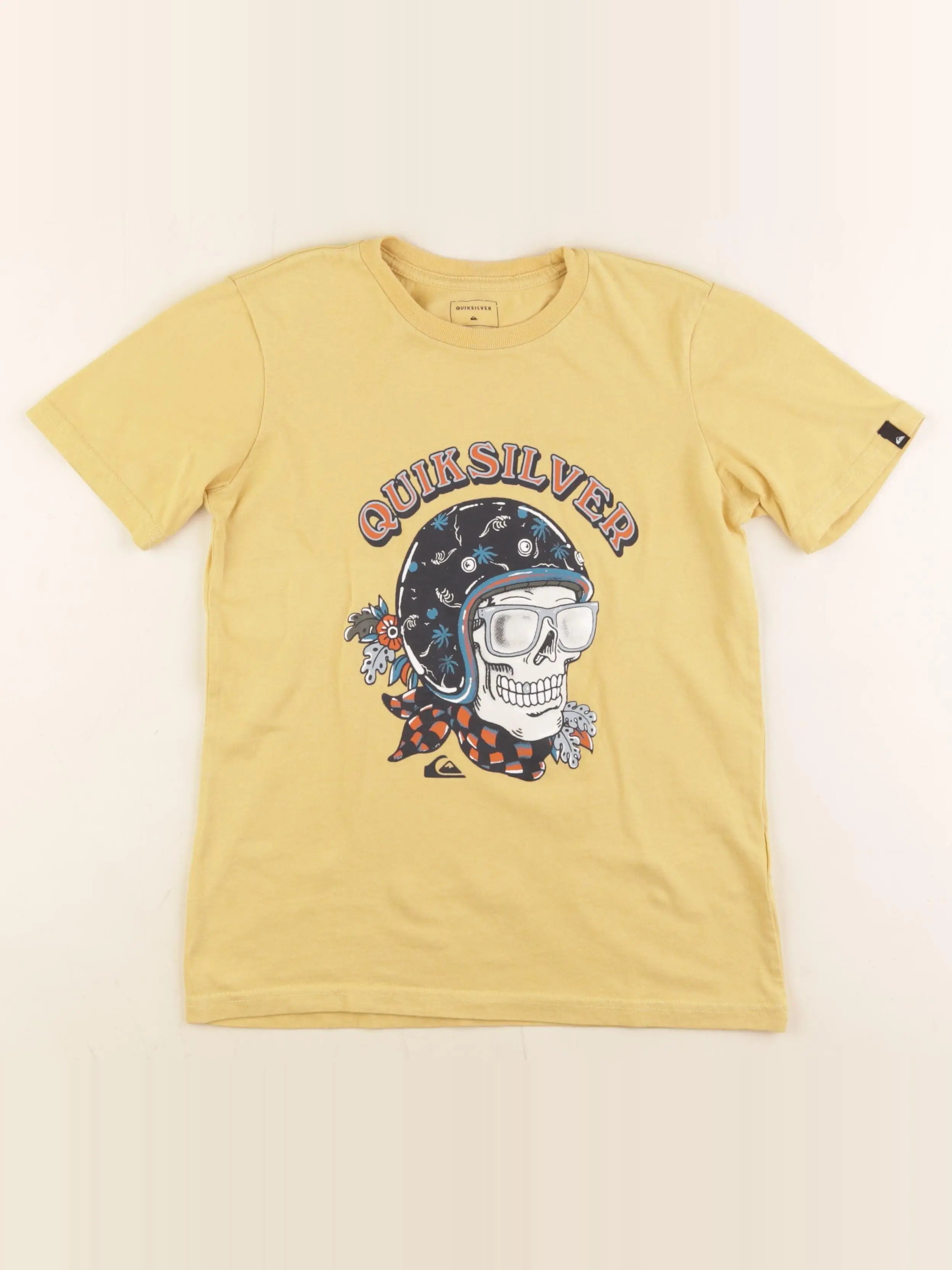 Quiksilver - tee-shirt jaune - 10 ans