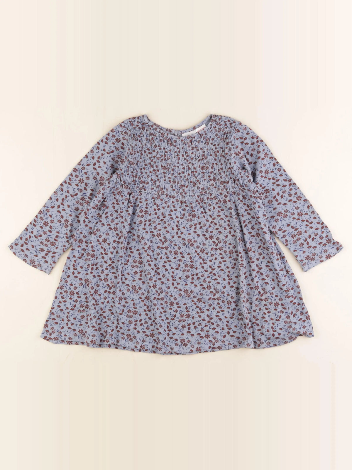 Zara - robe bleu - 2/3 ans