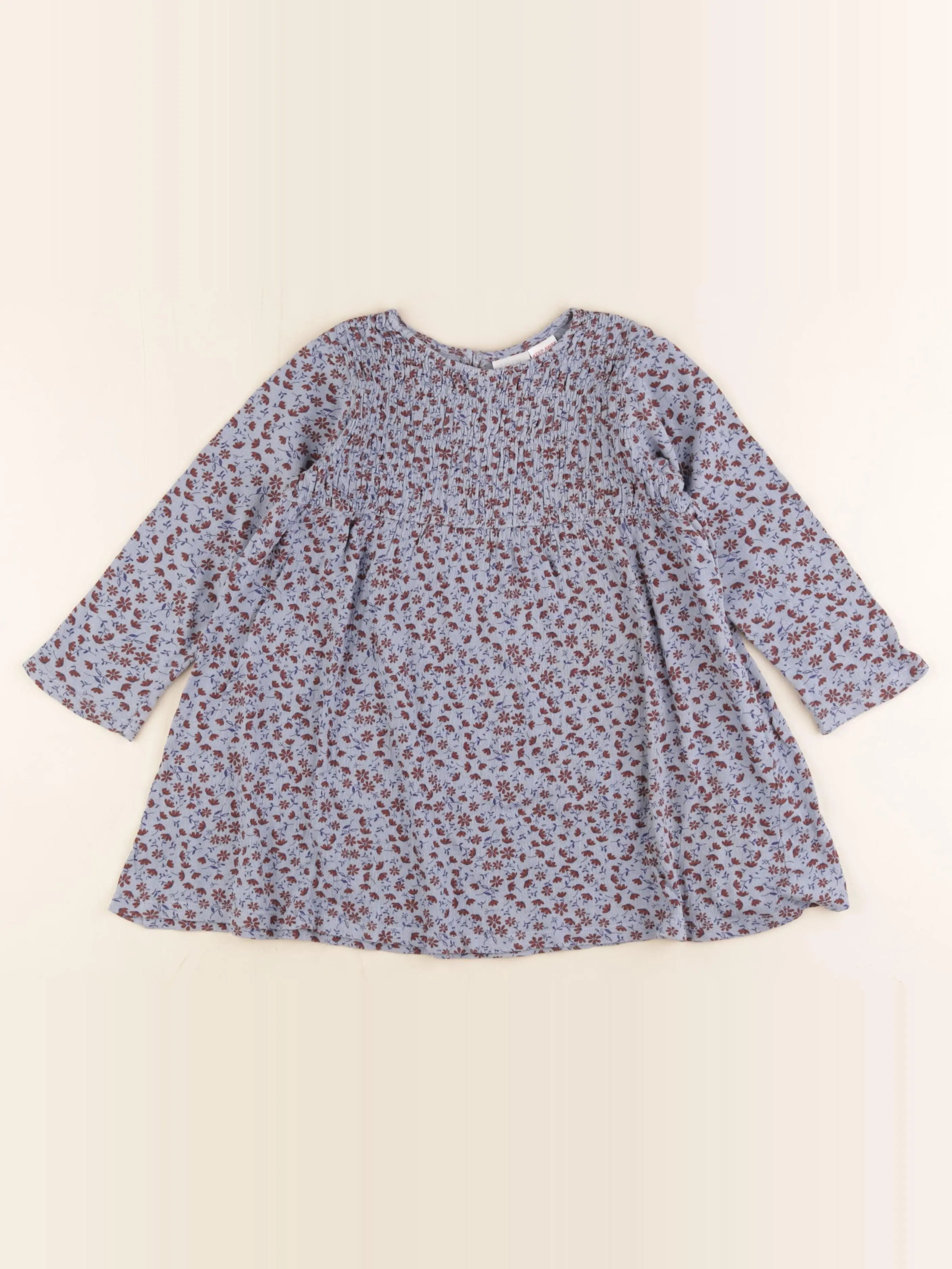Zara - robe bleu - 2/3 ans