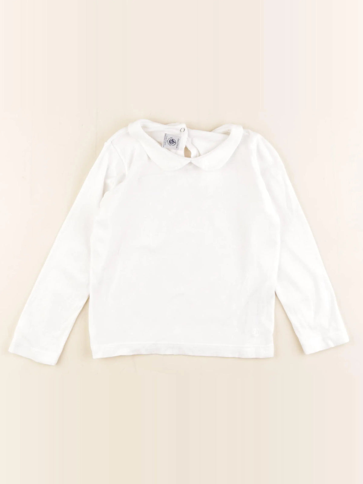 Petit Bateau - tee-shirt blanc - 4 ans