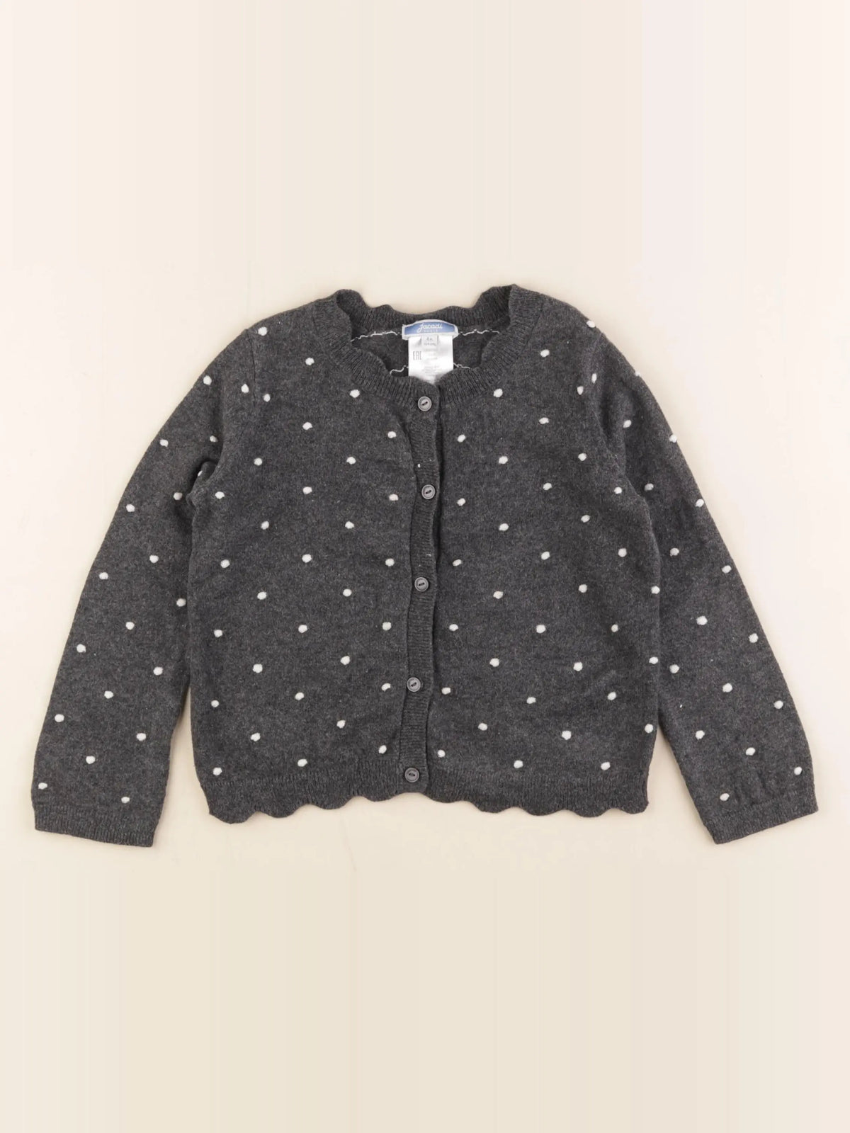 Jacadi - gilet gris - 4 ans