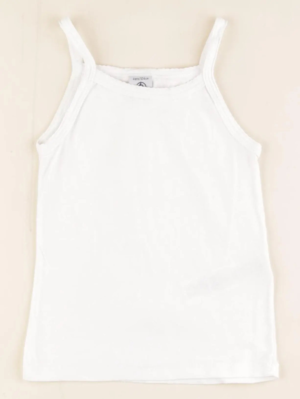 Petit Bateau - maillot de corps blanc - 4 ans