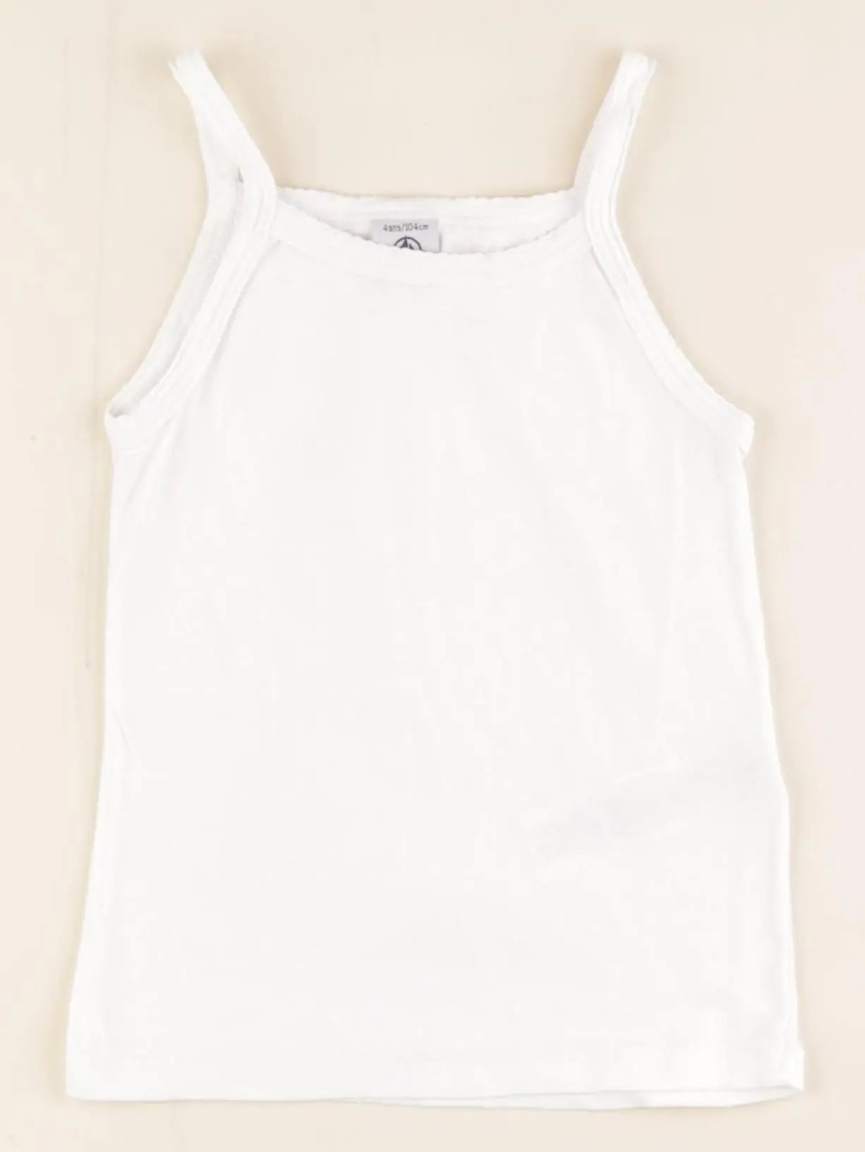 Petit Bateau - maillot de corps blanc - 4 ans
