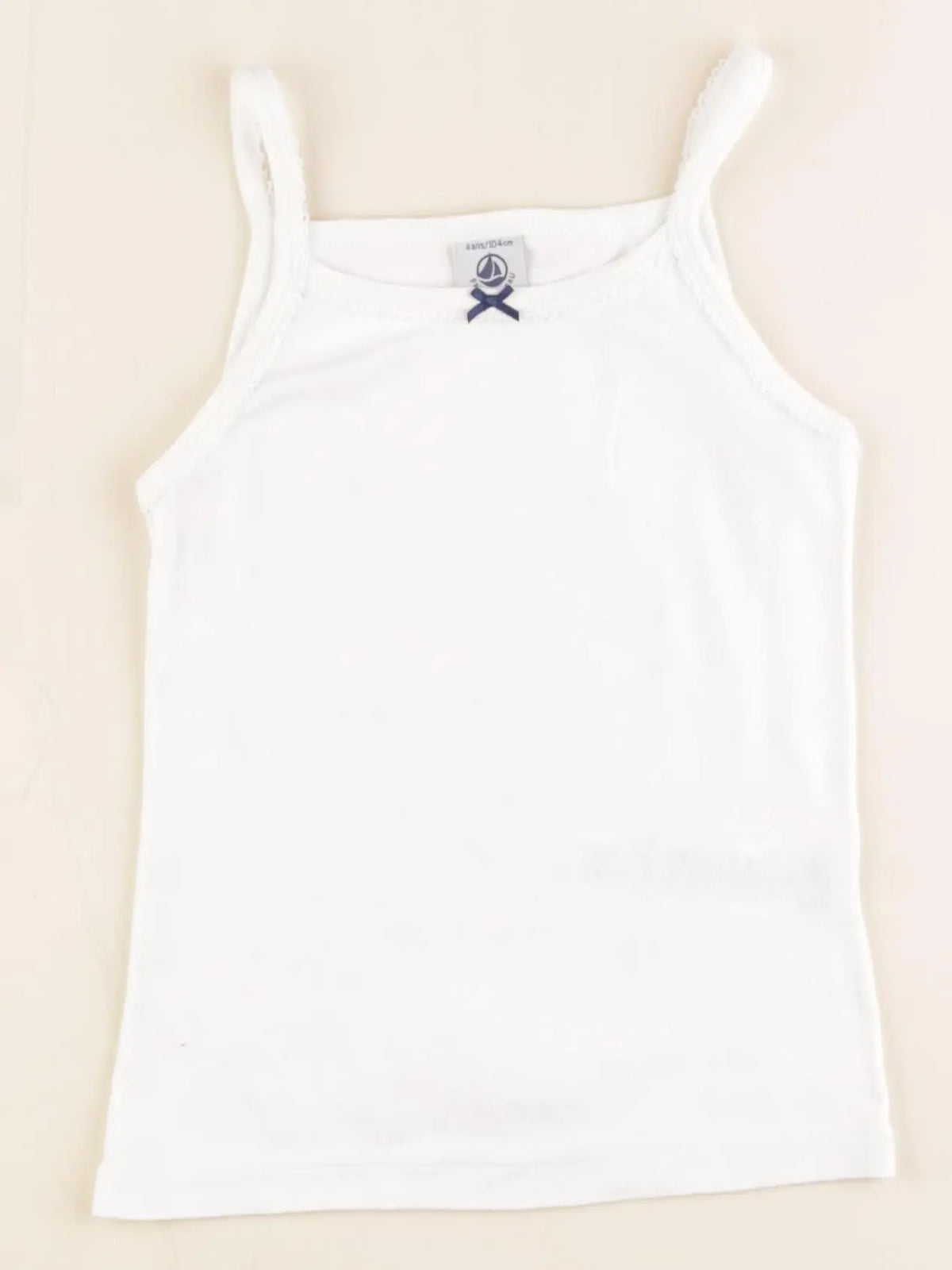 Petit Bateau - maillot de corps blanc - 4 ans