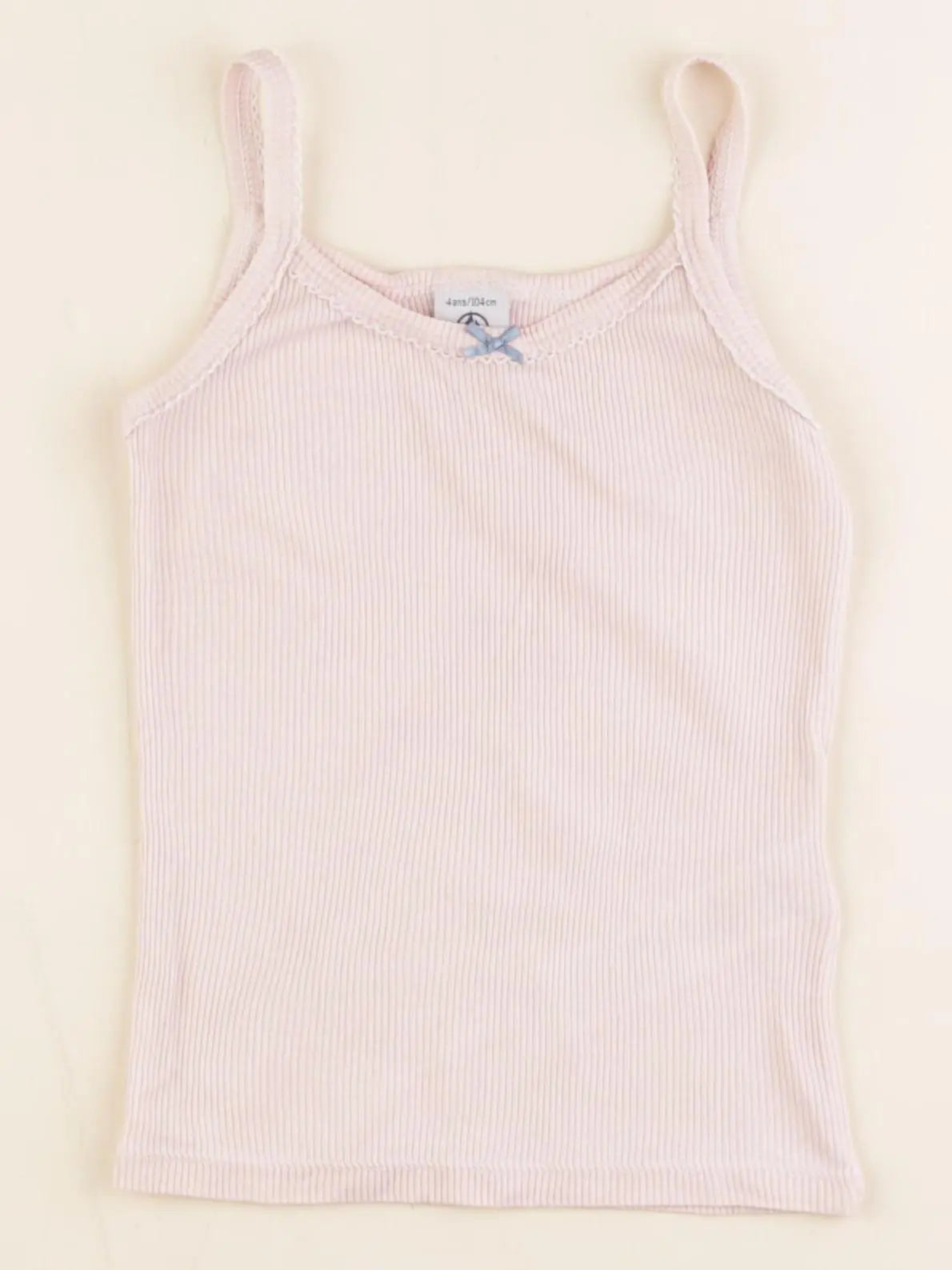 Petit Bateau - maillot de corps rose - 4 ans