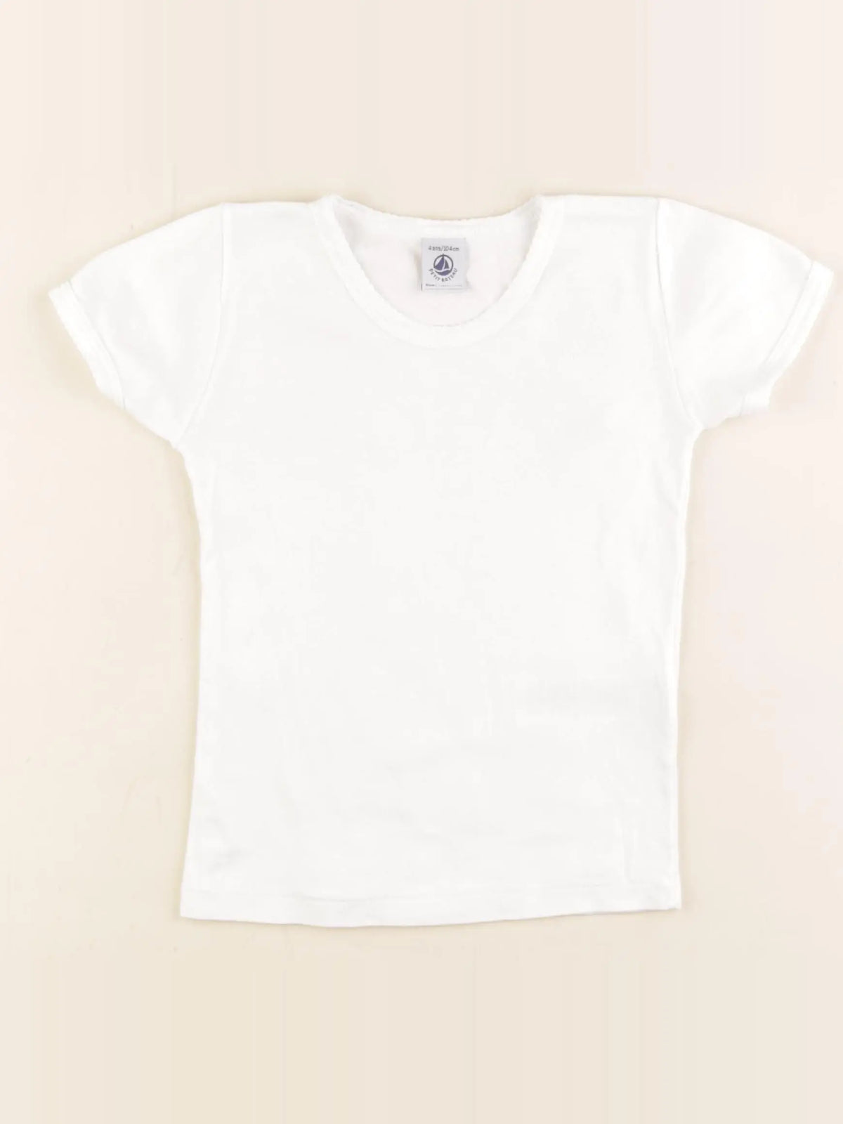 Petit Bateau - maillot de corps blanc - 4 ans