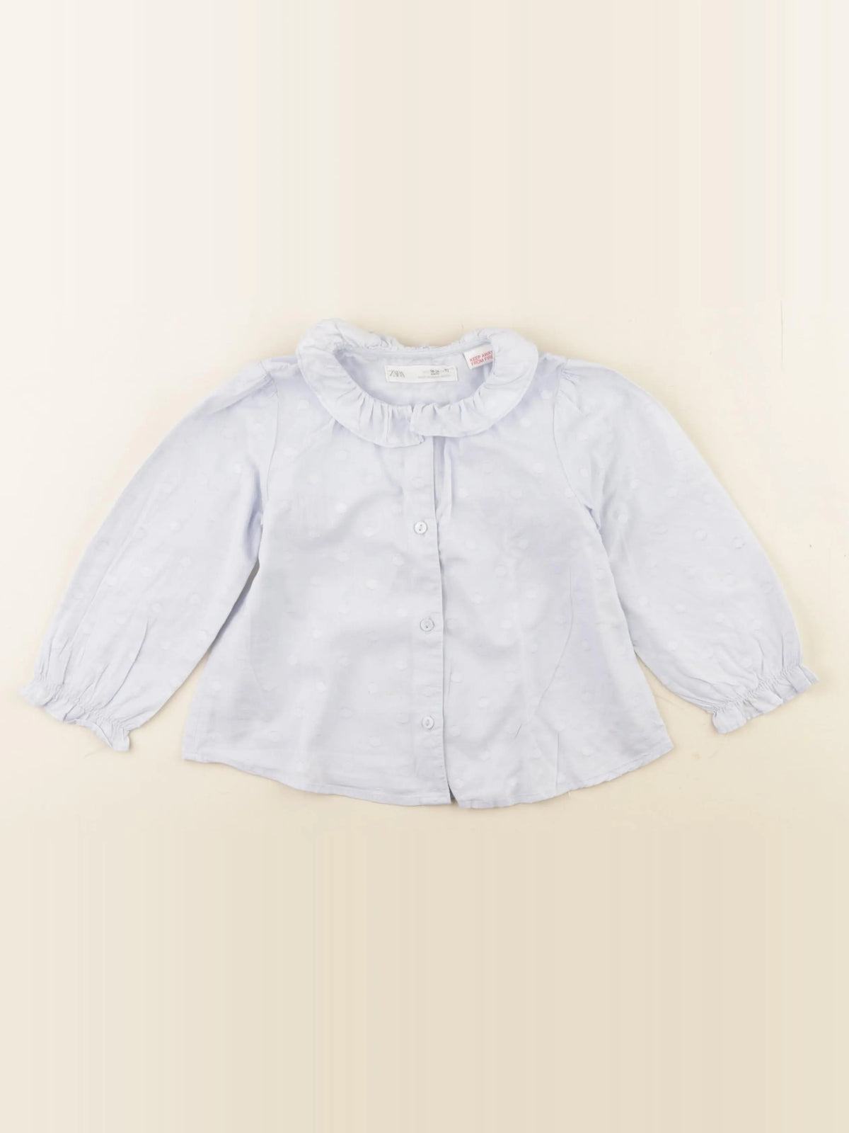 Zara - blouse bleu - 18/24 mois