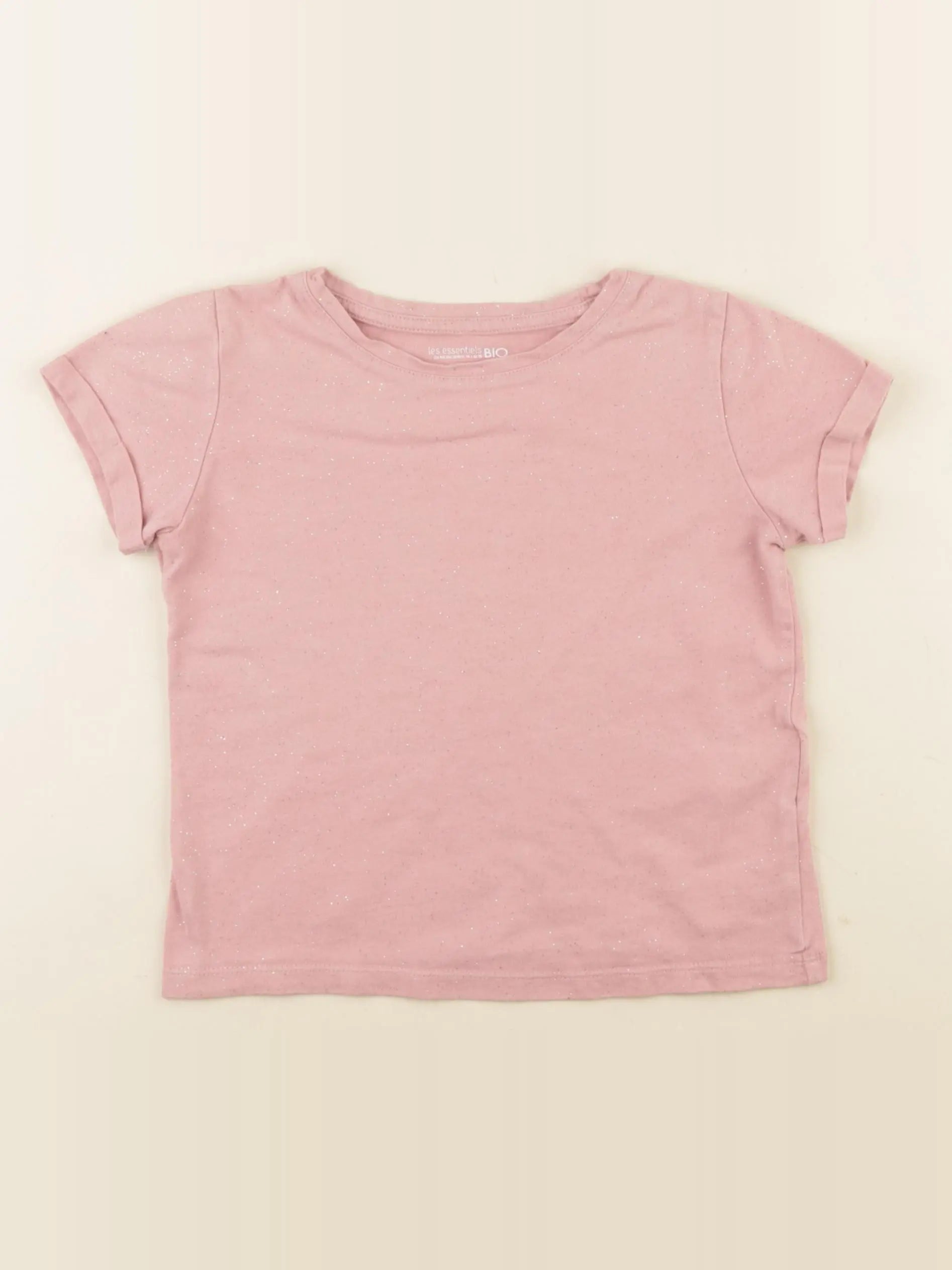 Monoprix - tee-shirt rose - 4 ans