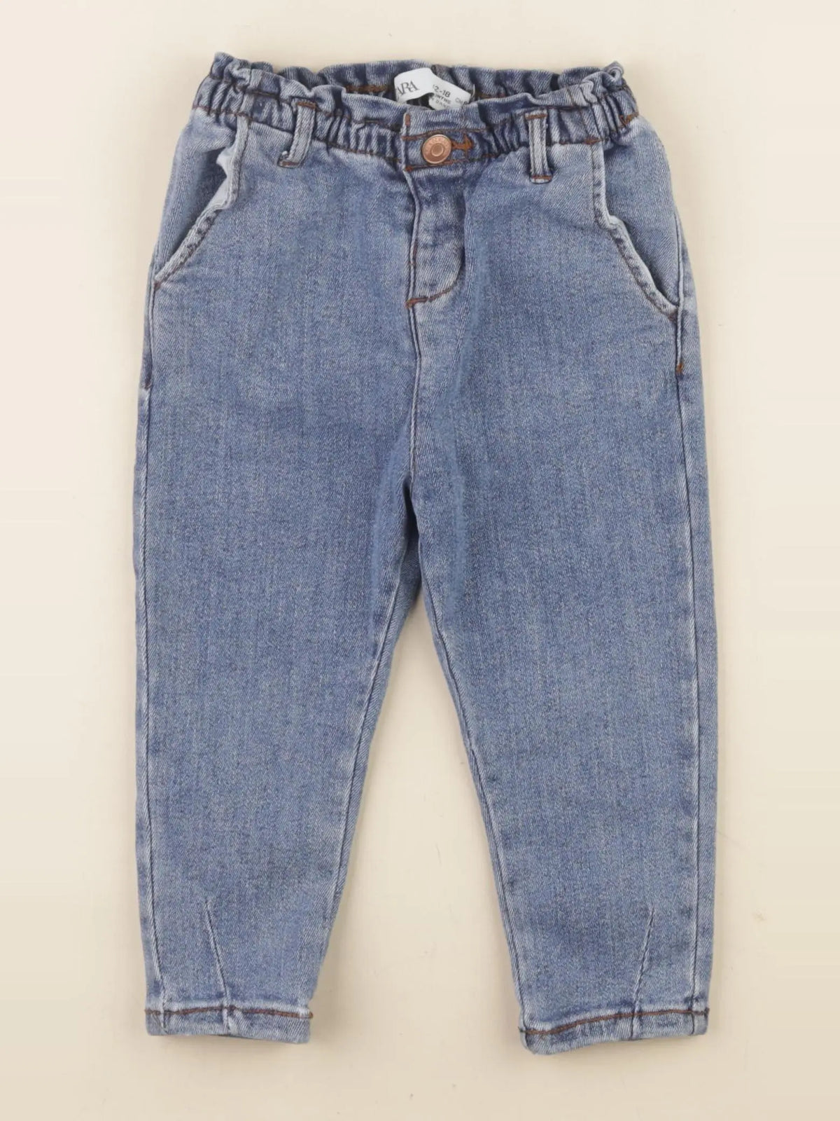 Zara - jean bleu - 12/18 mois