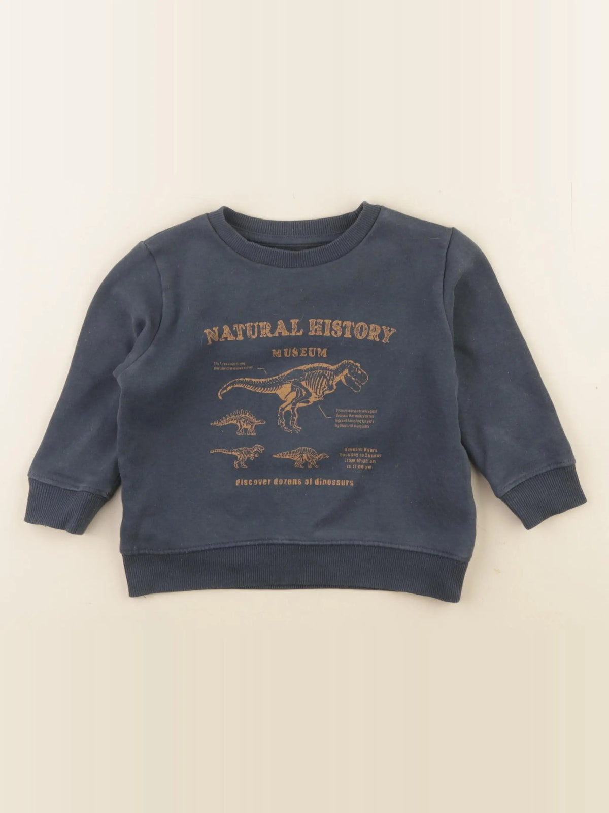 Vertbaudet - sweat gris, bleu - 2 ans
