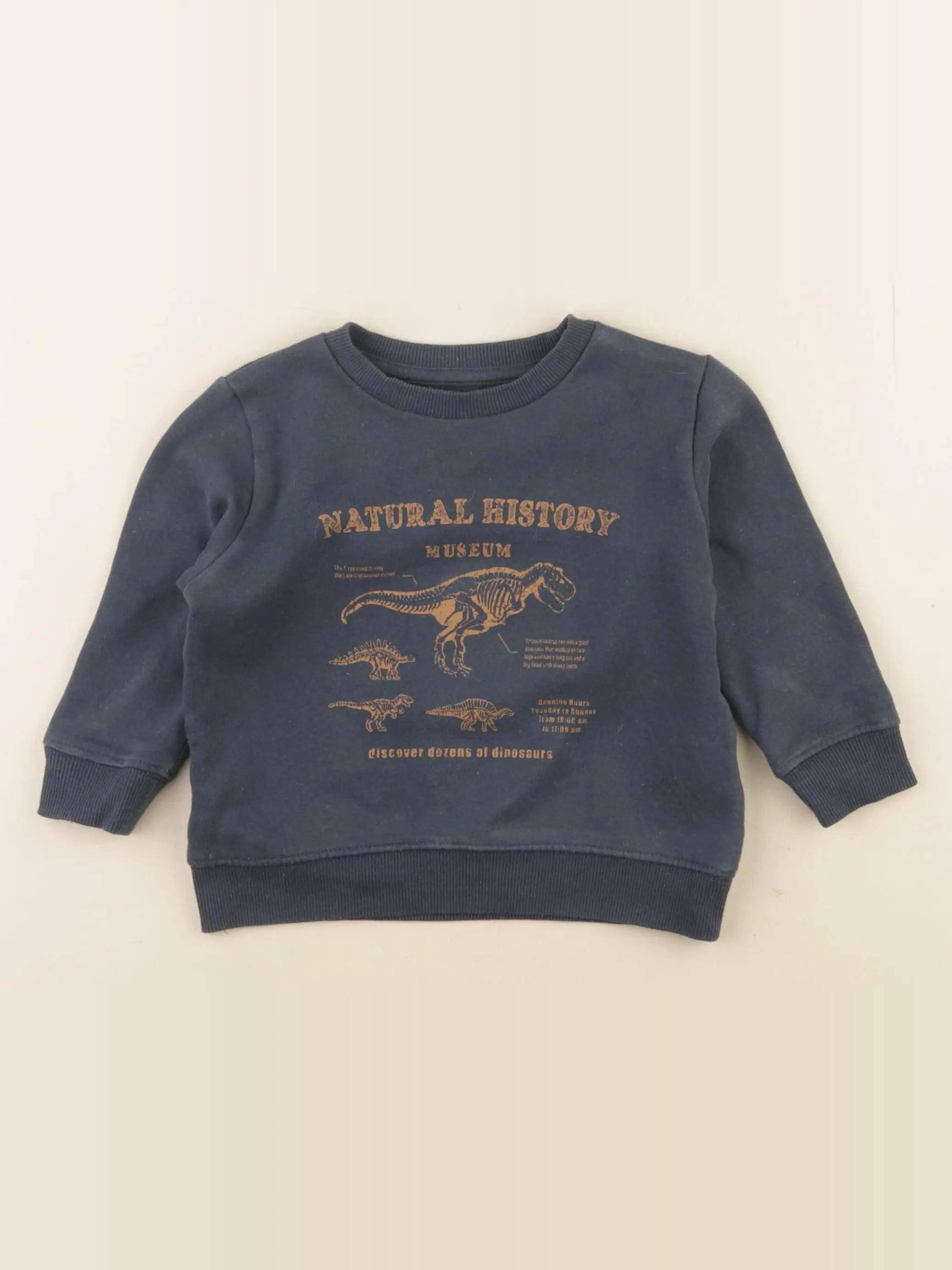 Vertbaudet - sweat gris, bleu - 2 ans