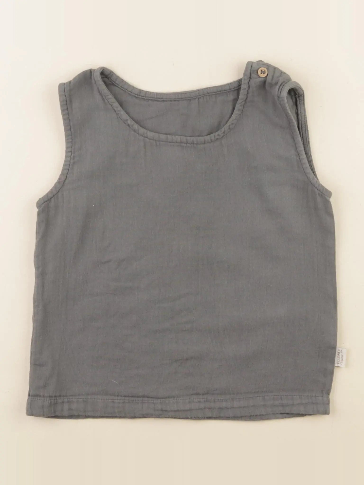 Poudre Organic - blouse gris - 3 ans
