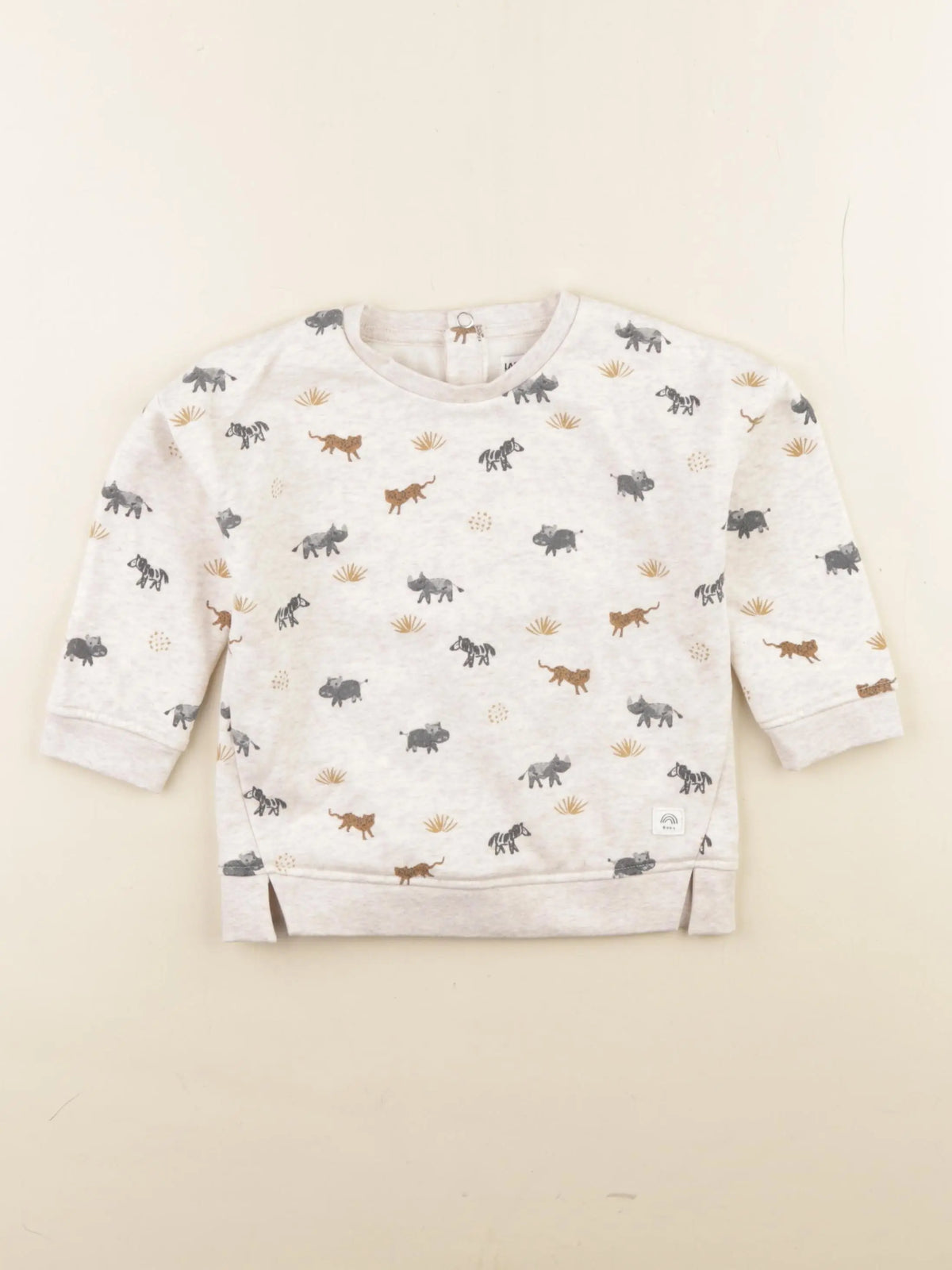 La Redoute - sweat beige - 2 ans