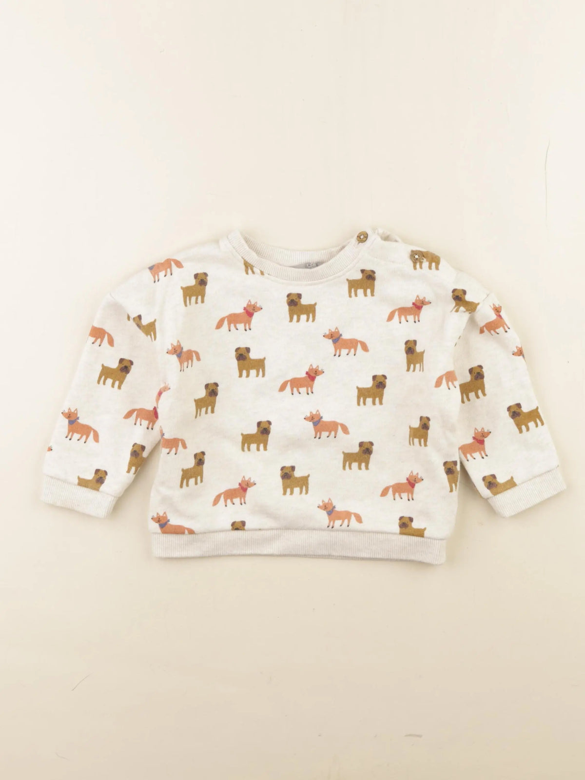 Boutchou - sweat beige - 24 mois